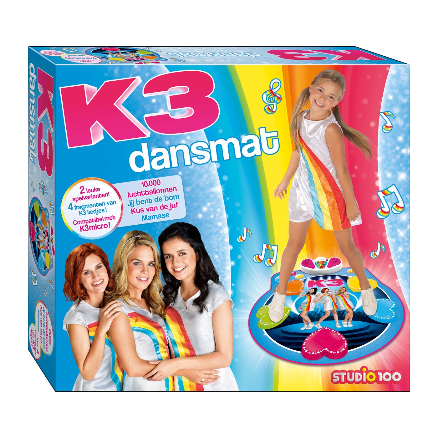 voorraad binnenkort sap K3 Dance mat | Thimble Toys