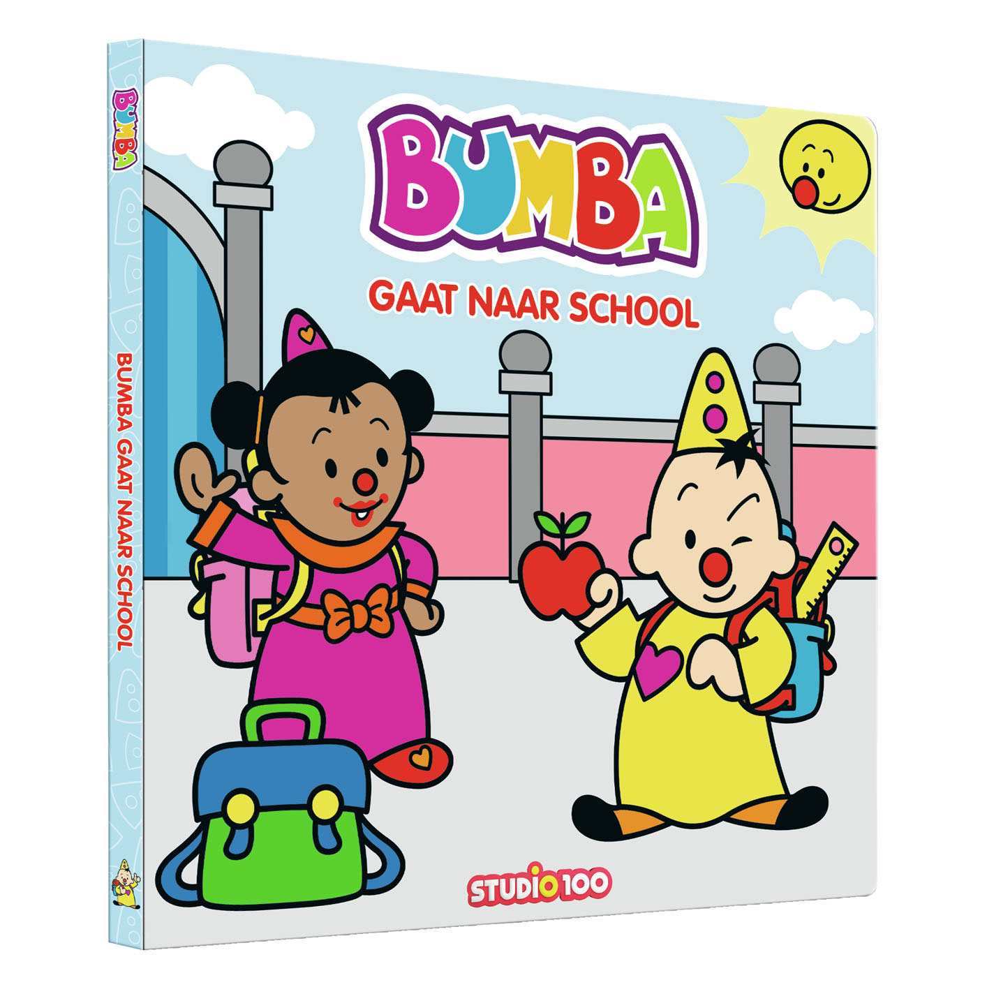 Groenten Blazen stereo Bumba Kartonboek - School | Thimble Toys