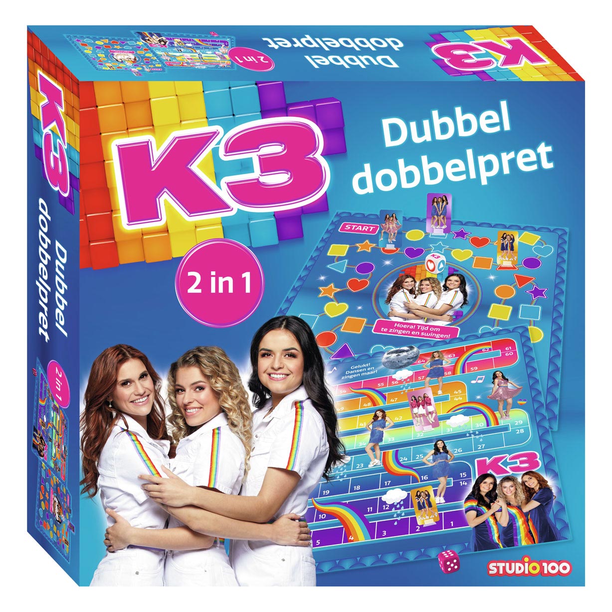 Hervat fysiek inhoudsopgave K3 Game - Double Dice | Thimble Toys