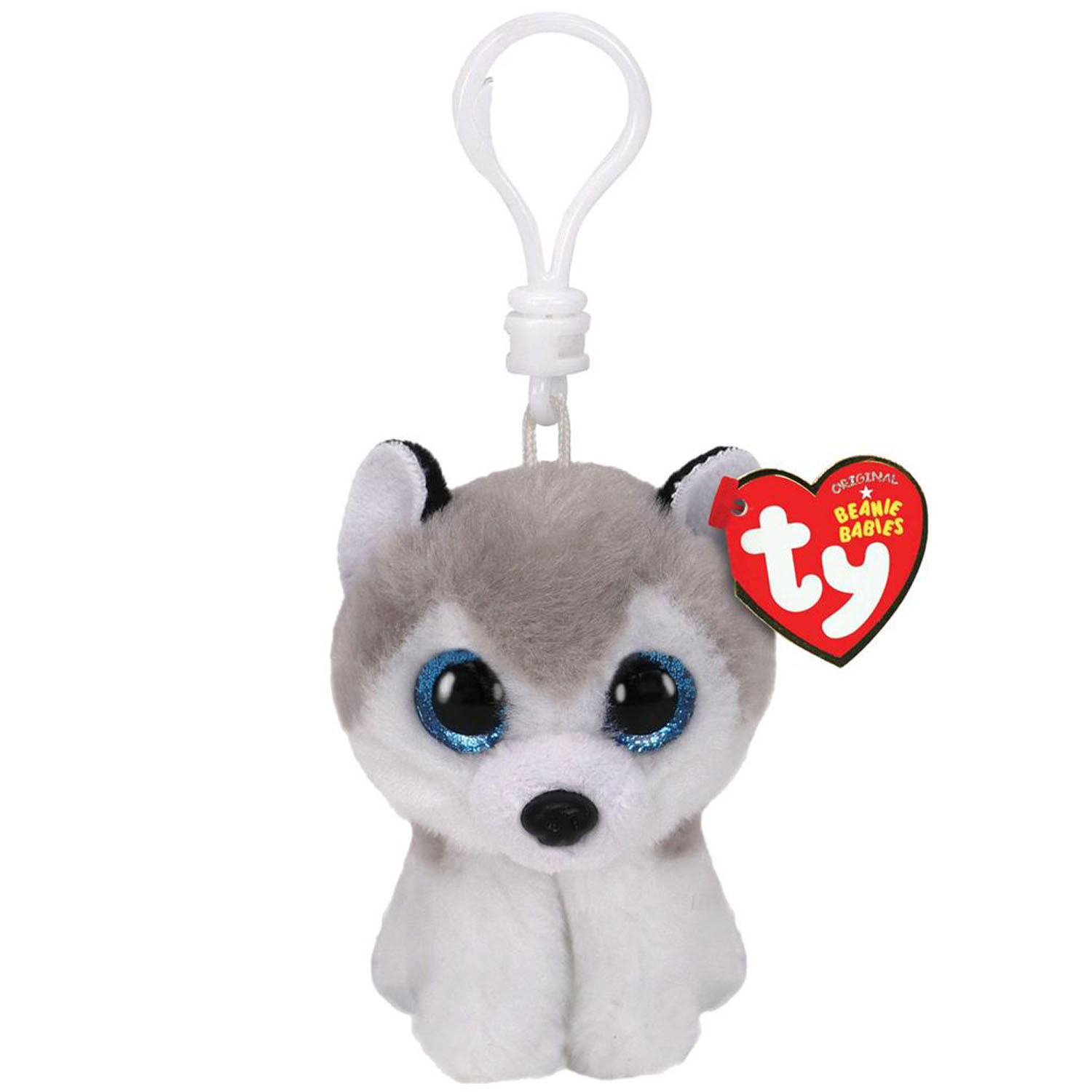 Ty Beanie Boo's Clip Buff Husky, 7cm