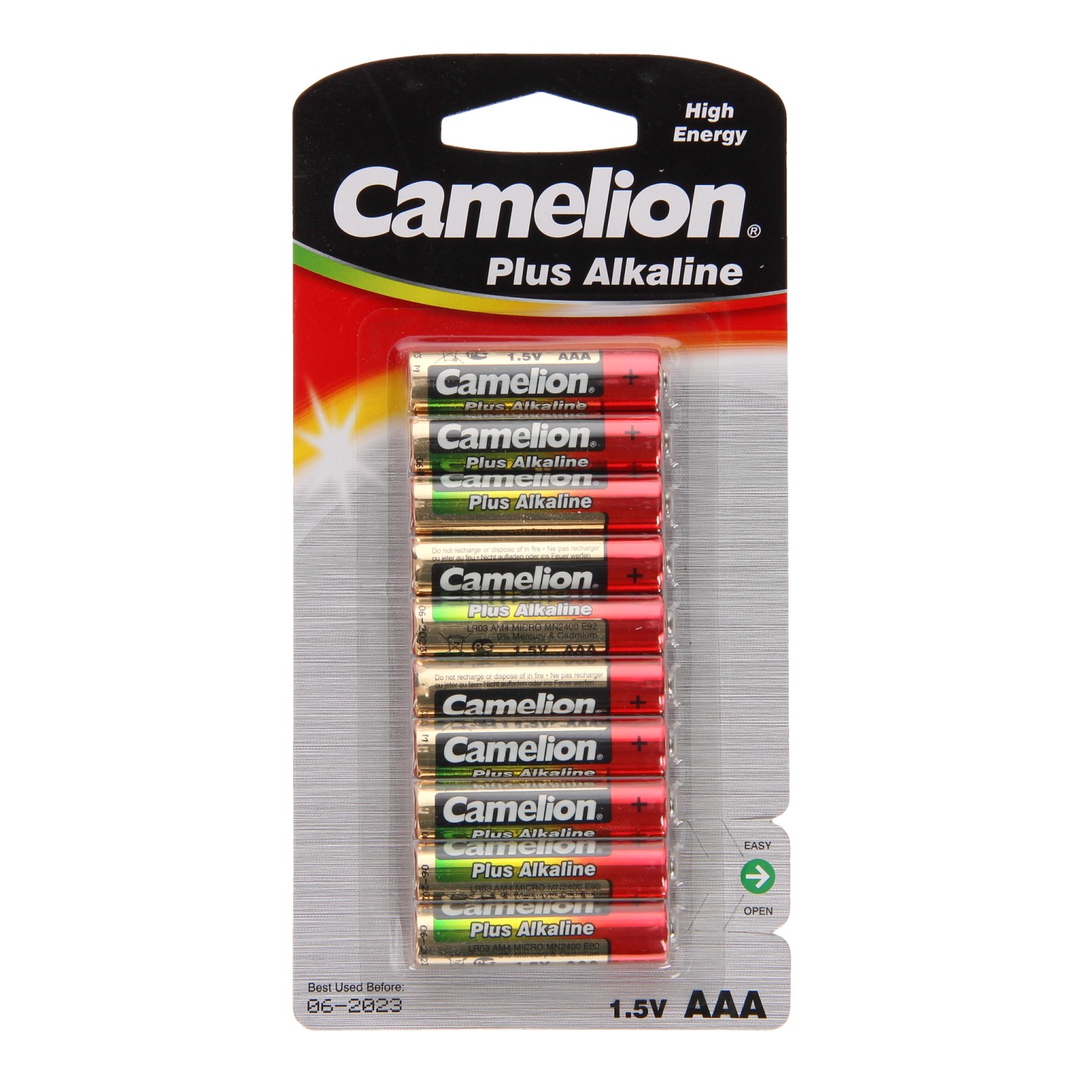 Camelion Plus Battery Alkaline AAA/LR03, 10pcs.
