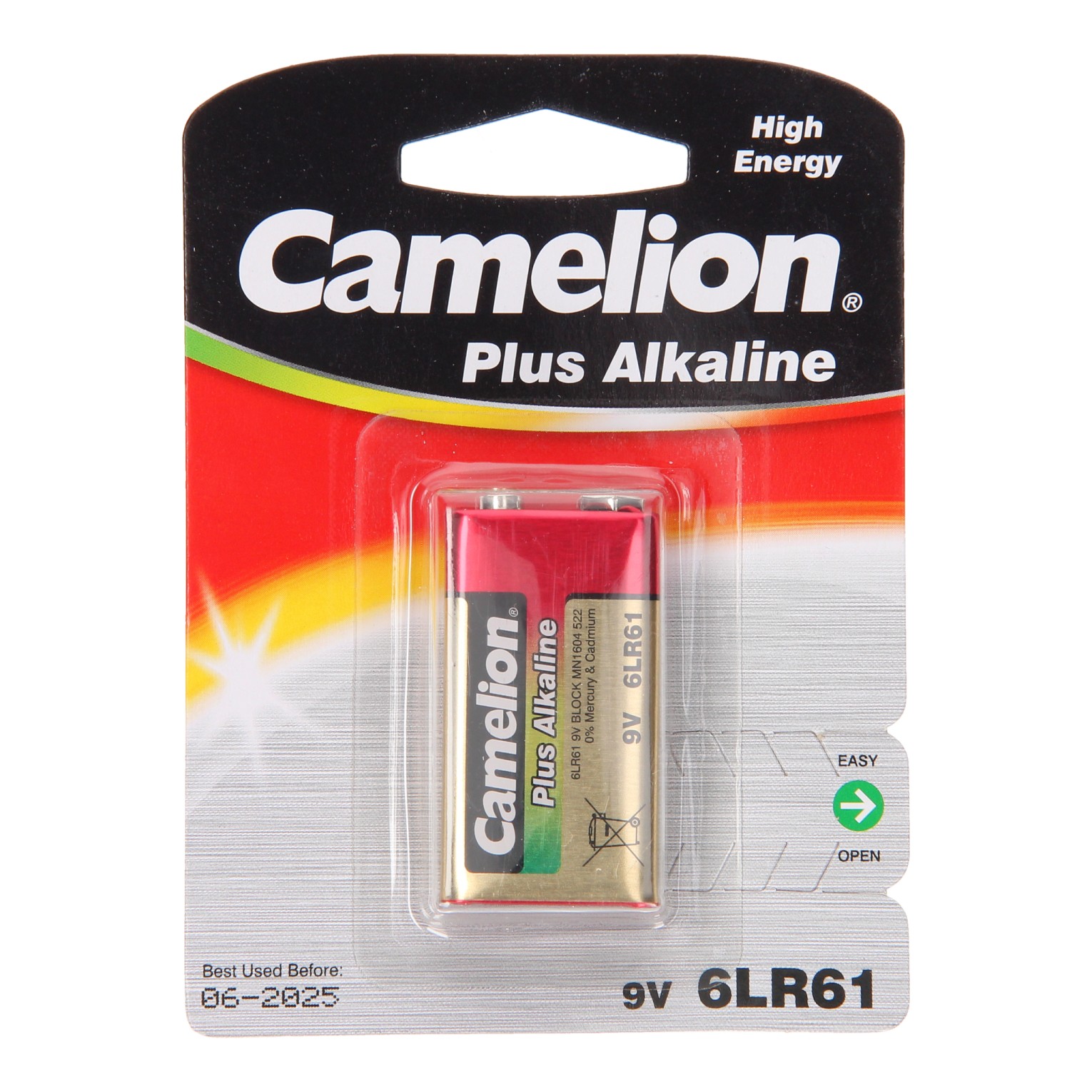 Camelion Plus Battery Alkaline 9v/6LR61