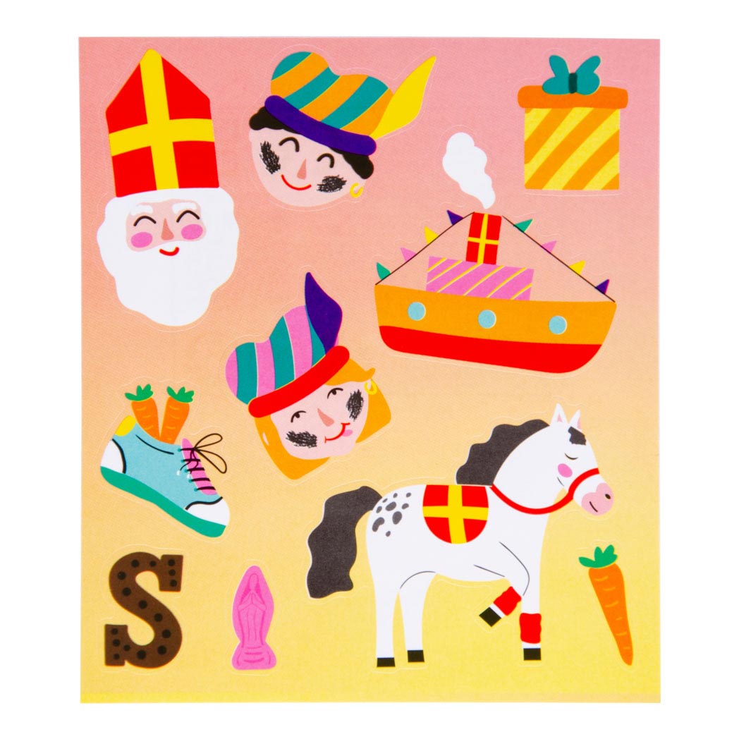 Sortie Auroch vraag naar Stickers Sinterklaas | Thimble Toys