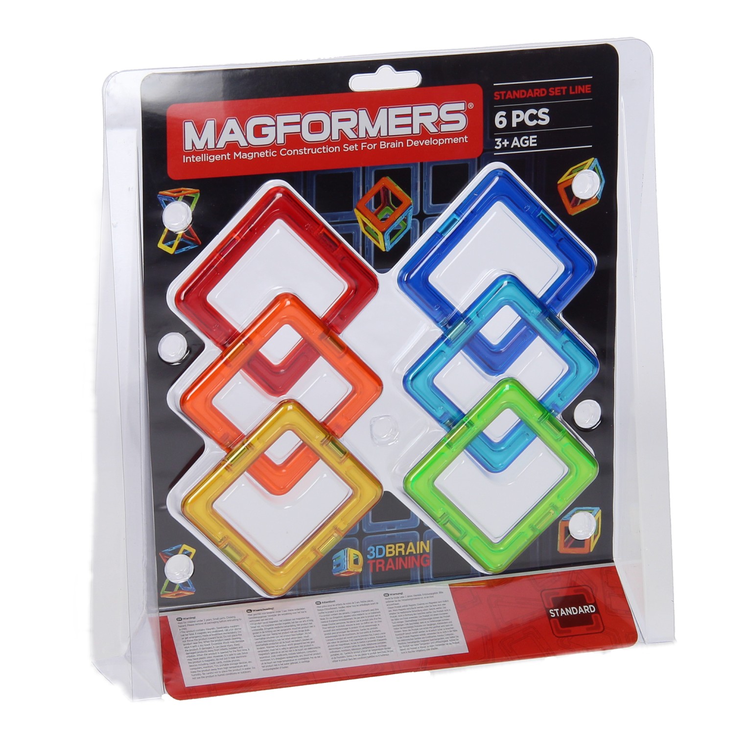 Magformers Set Square, 6 pcs. | Thimble Toys
