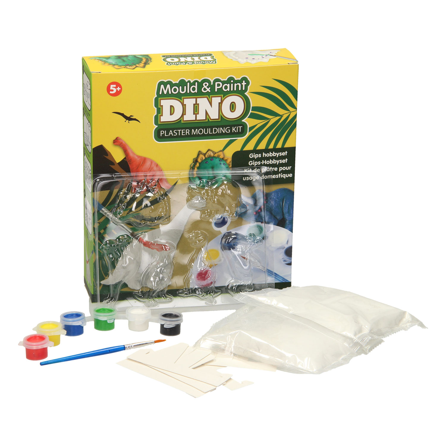 Handboek Bijwerken schuifelen Gips Gieten - Dino | Thimble Toys