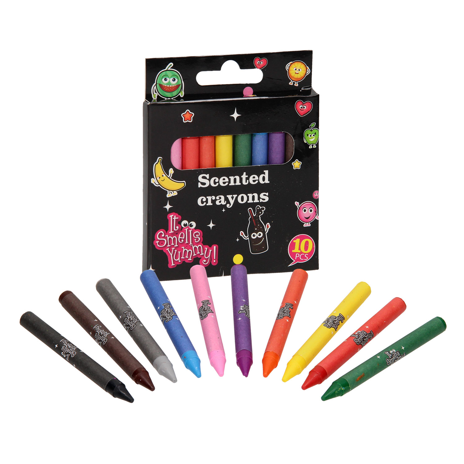 Wax Crayons with Fragrance, 10pcs.