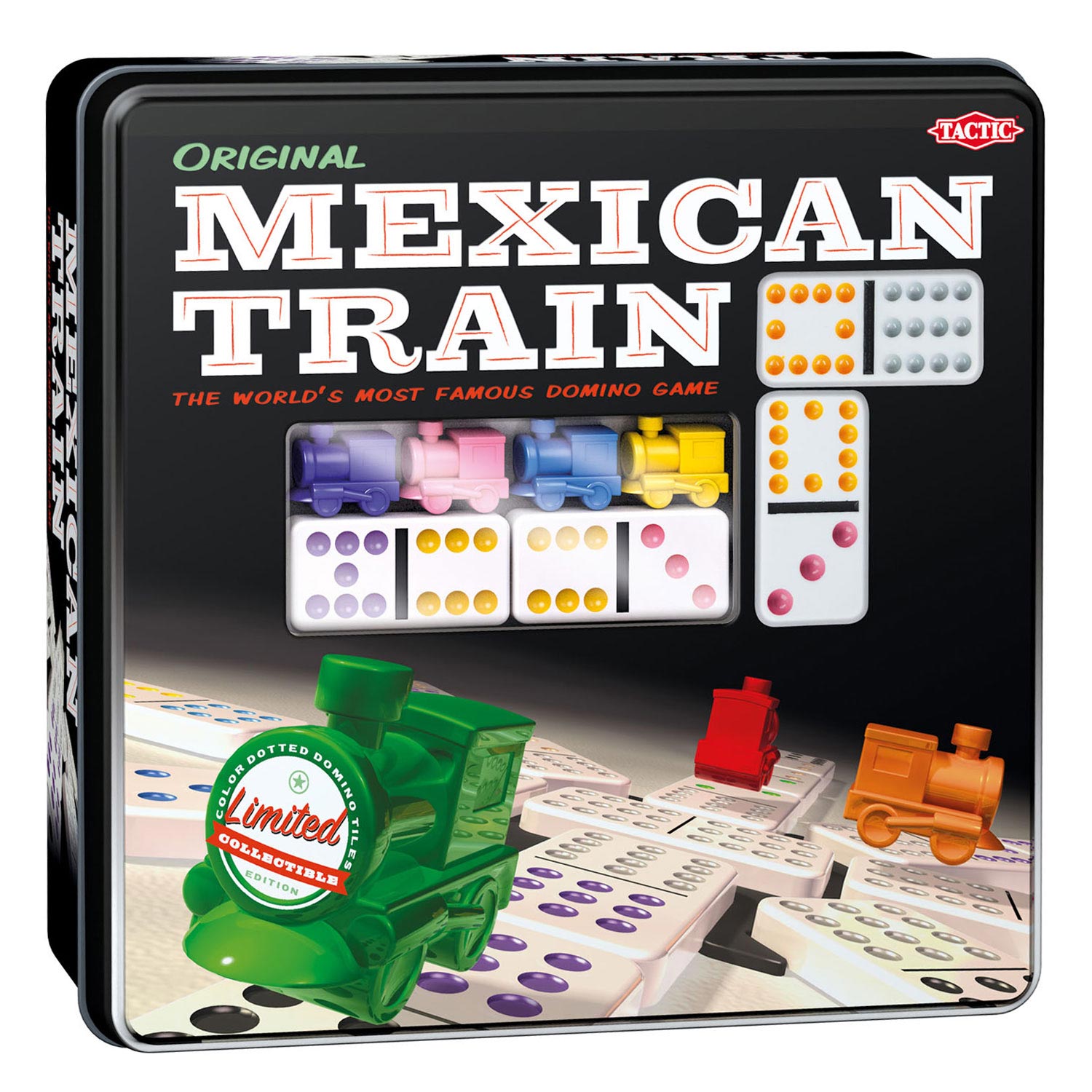 Geletterdheid een vuurtje stoken patroon Mexican Train Domino Game | Thimble Toys