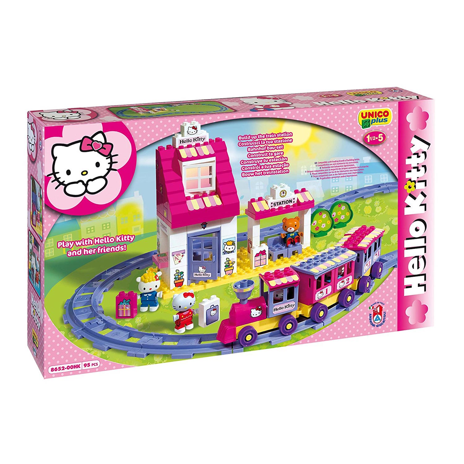 harpoen blad Zwart Hello Kitty Unico Treinset | Thimble Toys