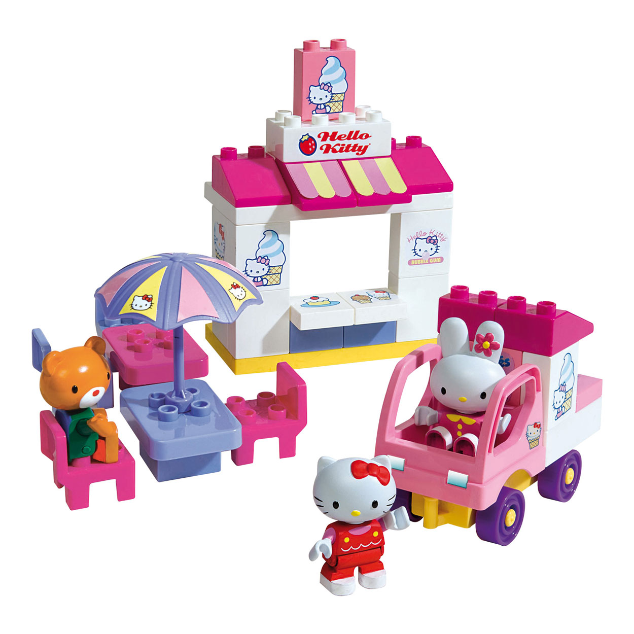 Pizza Obligar Tractor Hello Kitty Unico Ice Cream Stall | Thimble Toys