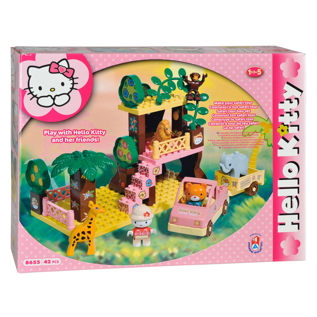 Verhuizer Hoeveelheid van adverteren Hello Kitty Unico Safari Tour | Thimble Toys