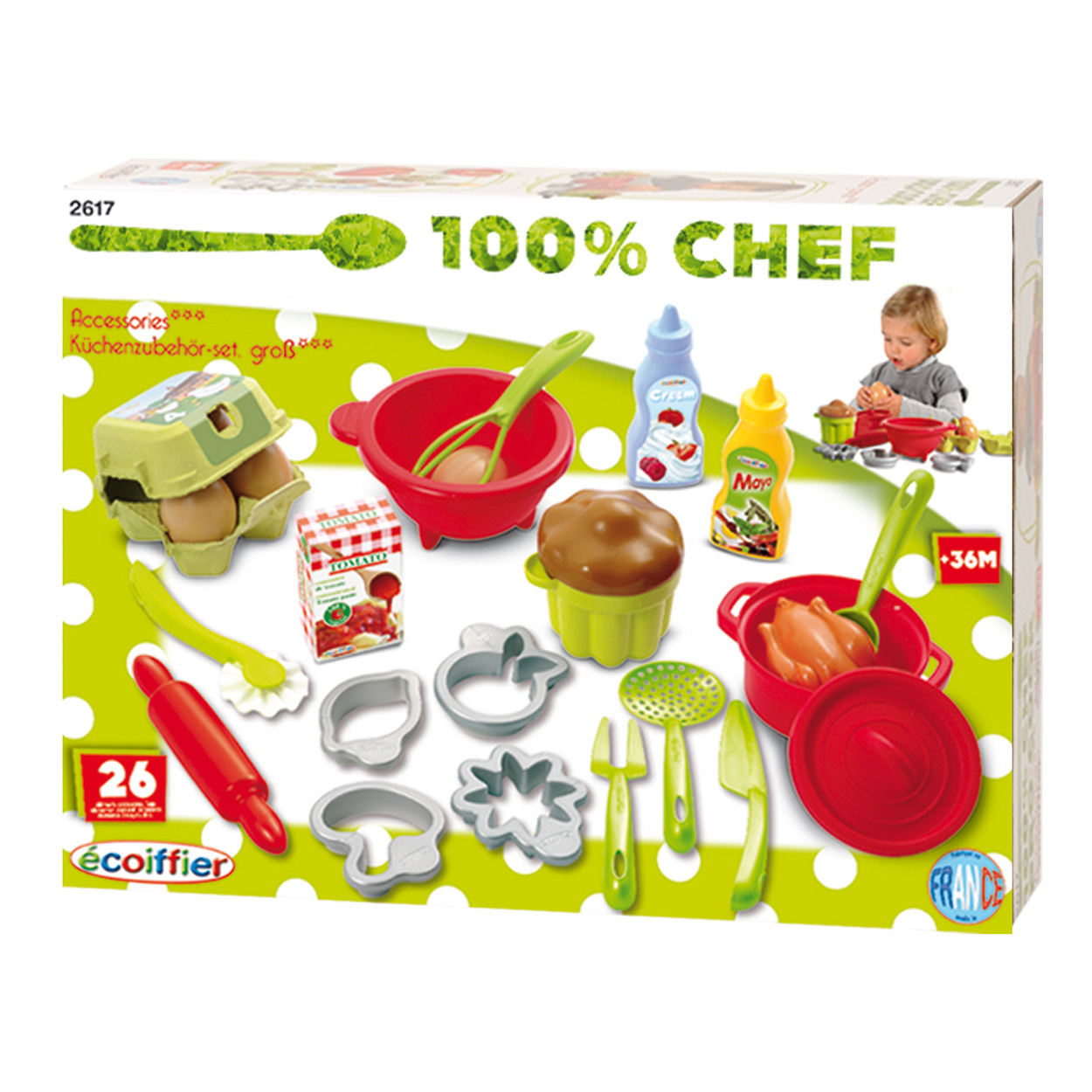 Nutteloos Soepel groot Ecoiffier 100% Chef Bake and cook Set | Thimble Toys
