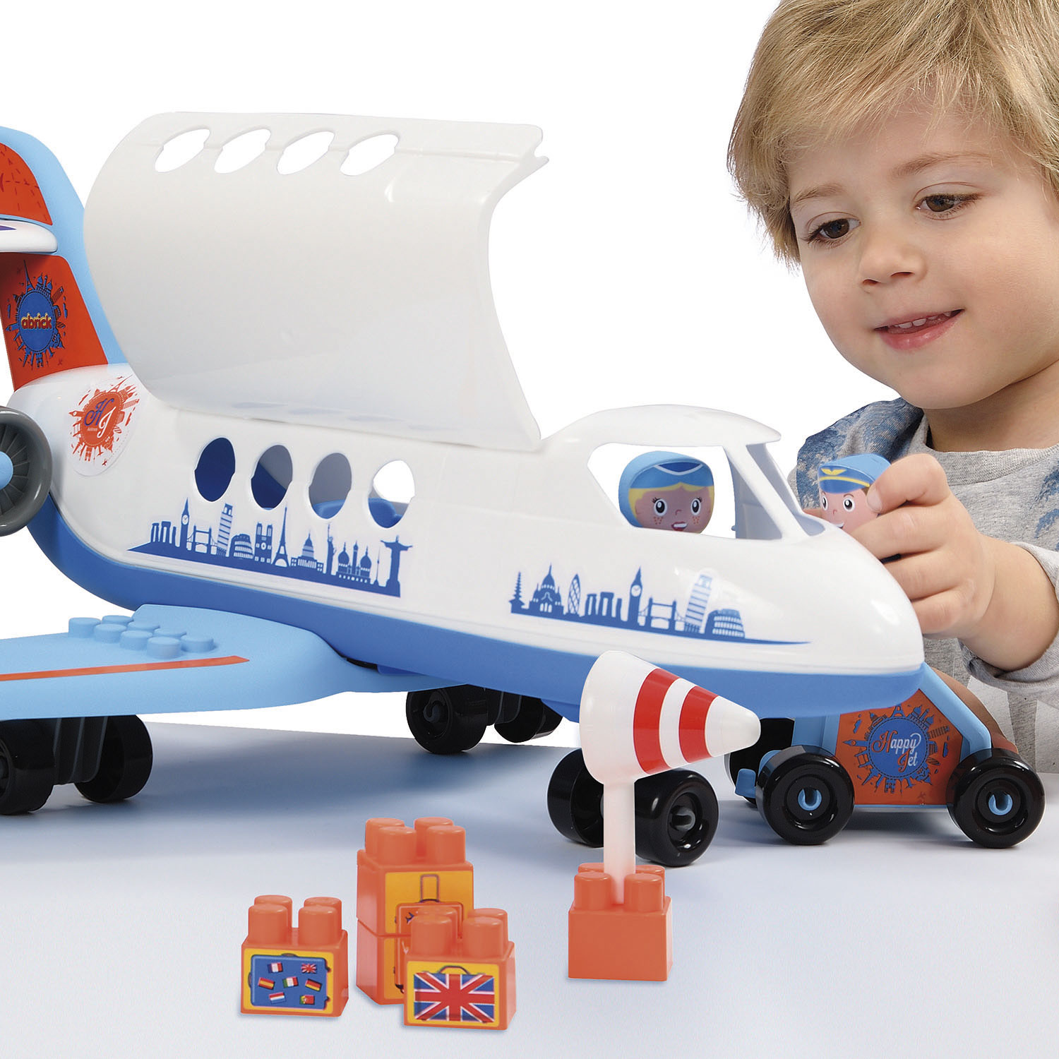 buis Reusachtig In Abrick Vliegtuig + Accesoires | Thimble Toys