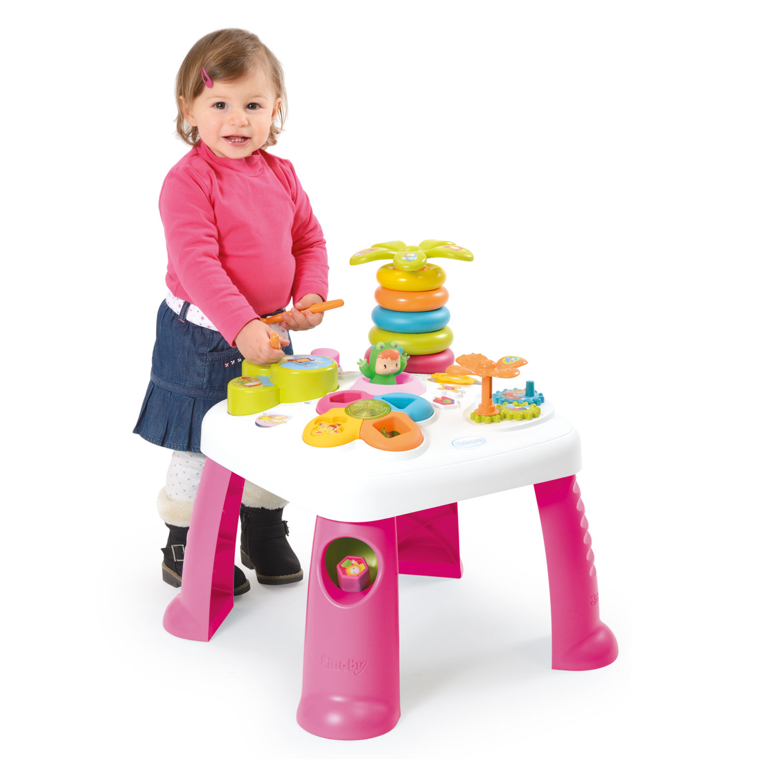 Speciaal Geroosterd huurder Cotoons Smoby Activities Table-Pink | Thimble Toys