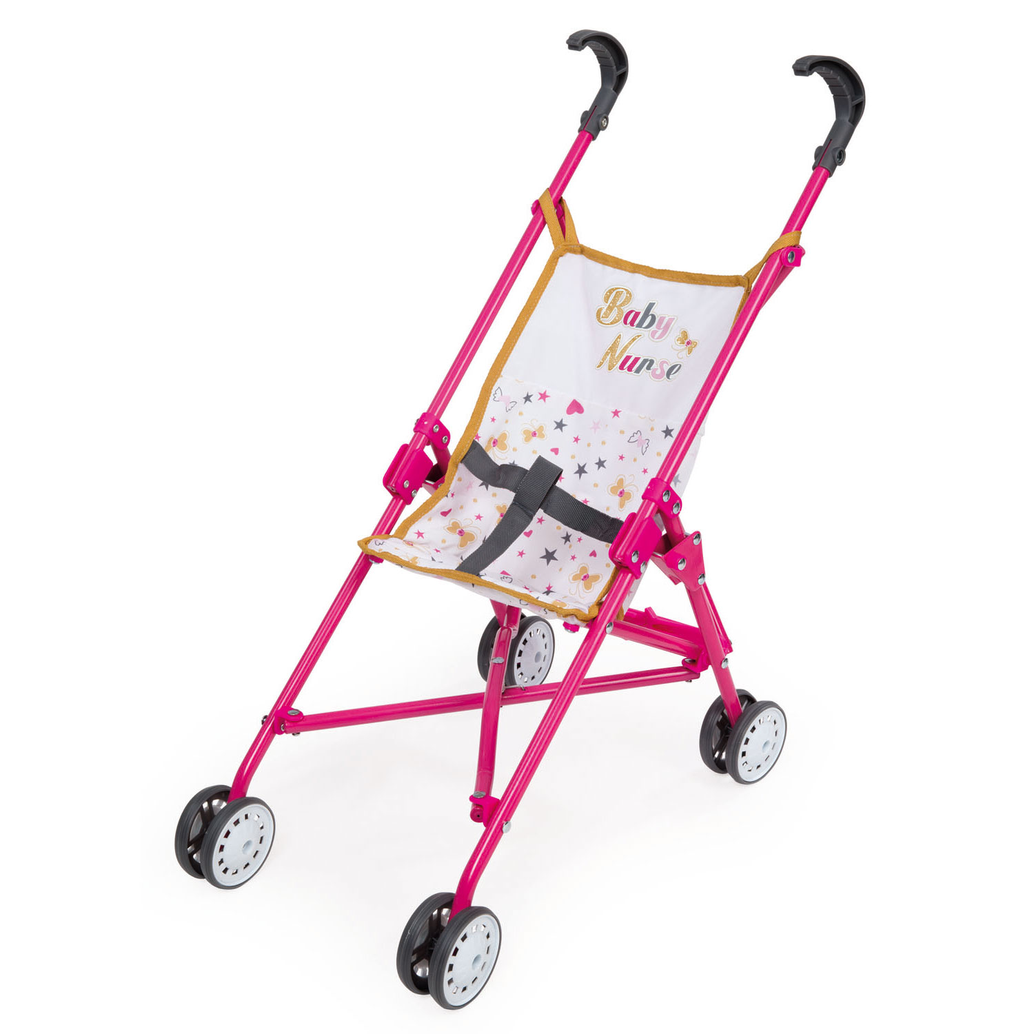 Smoby Quinny Tweeling poppenbuggy lichtroze