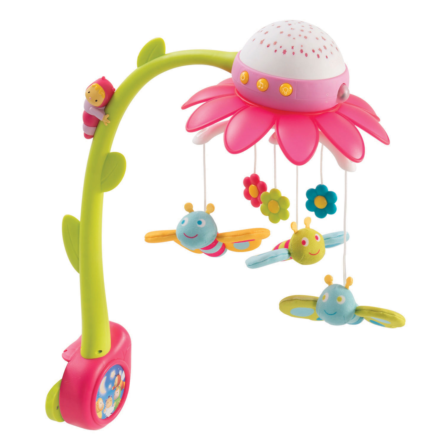 desinfecteren stormloop Natuur Smoby Cotoons Flowers Mobile Pink | Thimble Toys