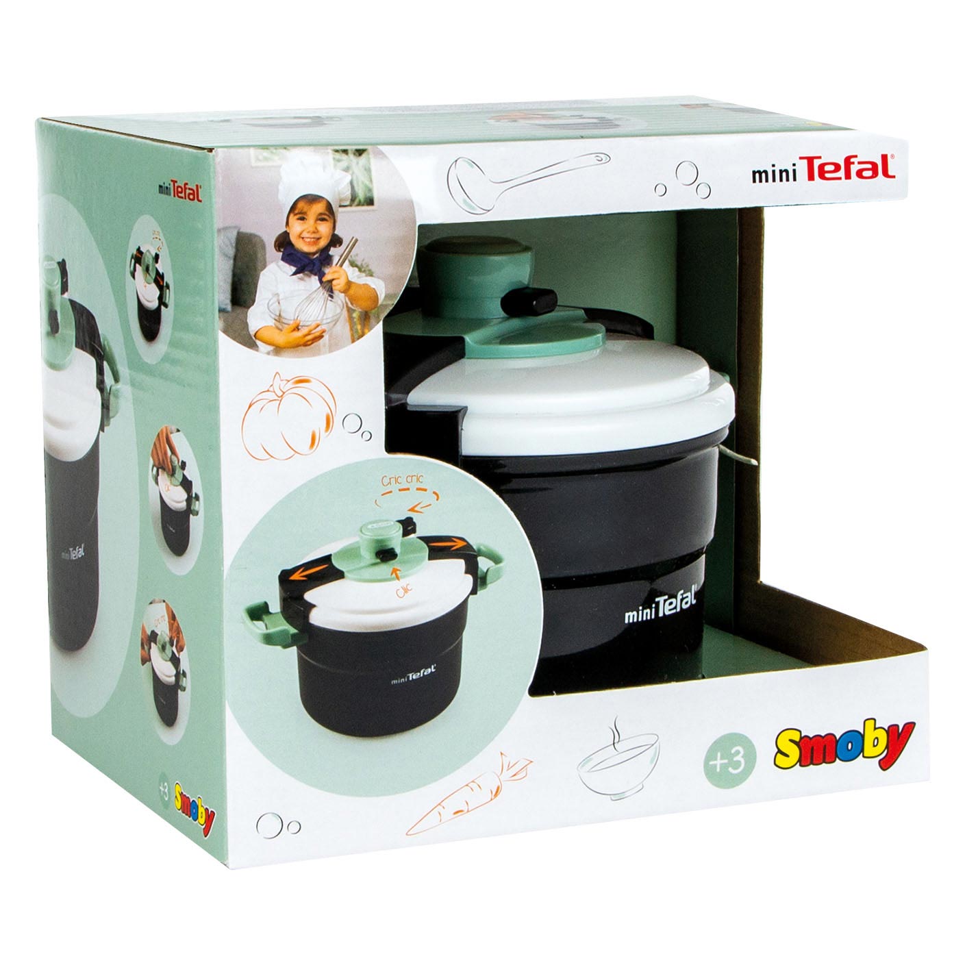 Smoby Tefal Kitchen with Household Station, 36dlg.