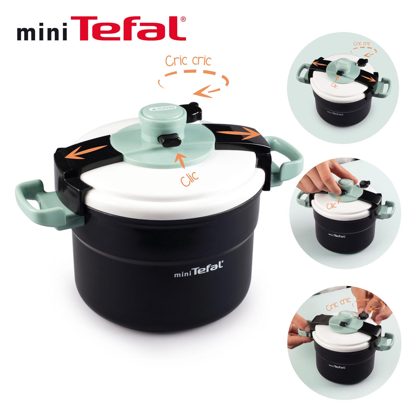 verlangen Parasiet solidariteit Smoby Tefal Clipso Pressure Cooker | Thimble Toys
