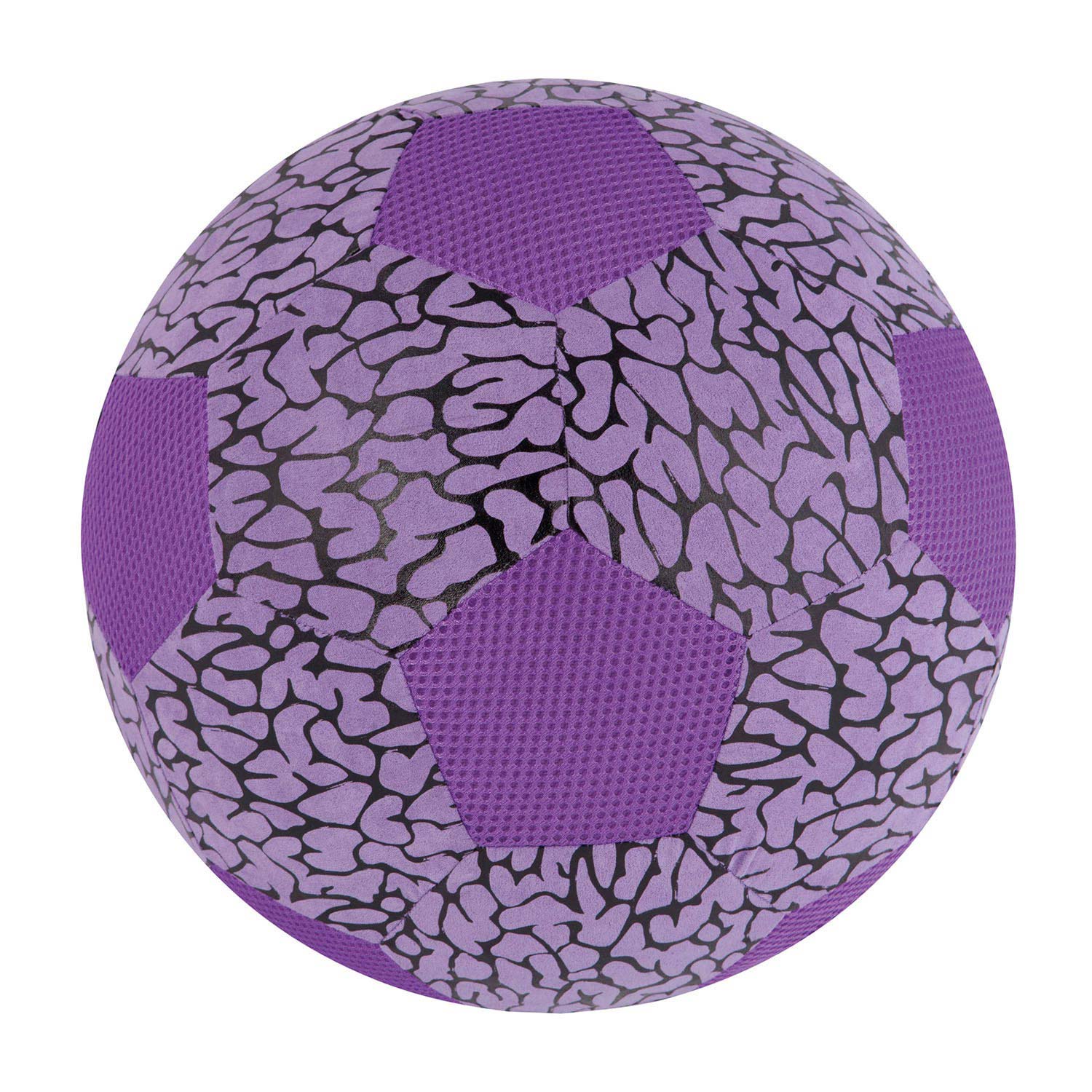 PiNAO XXL Mesh Ball mit Pumpe, 50 cm Durchmesser, Netzball für Kinder und Erwachsene, Farbvarianten Blau/Weiß-Schwarz/Grün-Orange