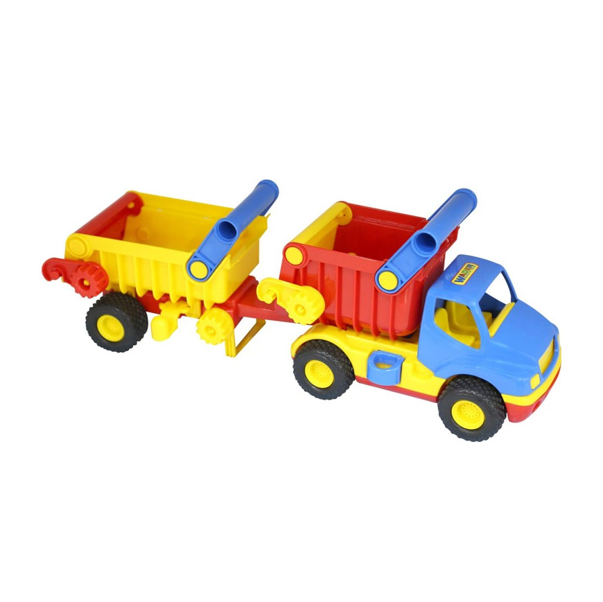 beheerder Sprong dorp Cavallino Wader Dump Truck with Trailer | Thimble Toys