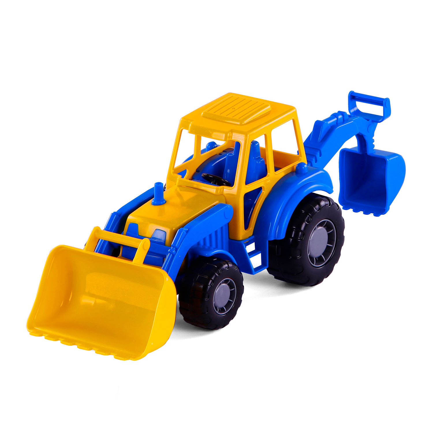 De onze bijlage Tragisch Cavallino Tractor met Voorlader Blauw | Thimble Toys