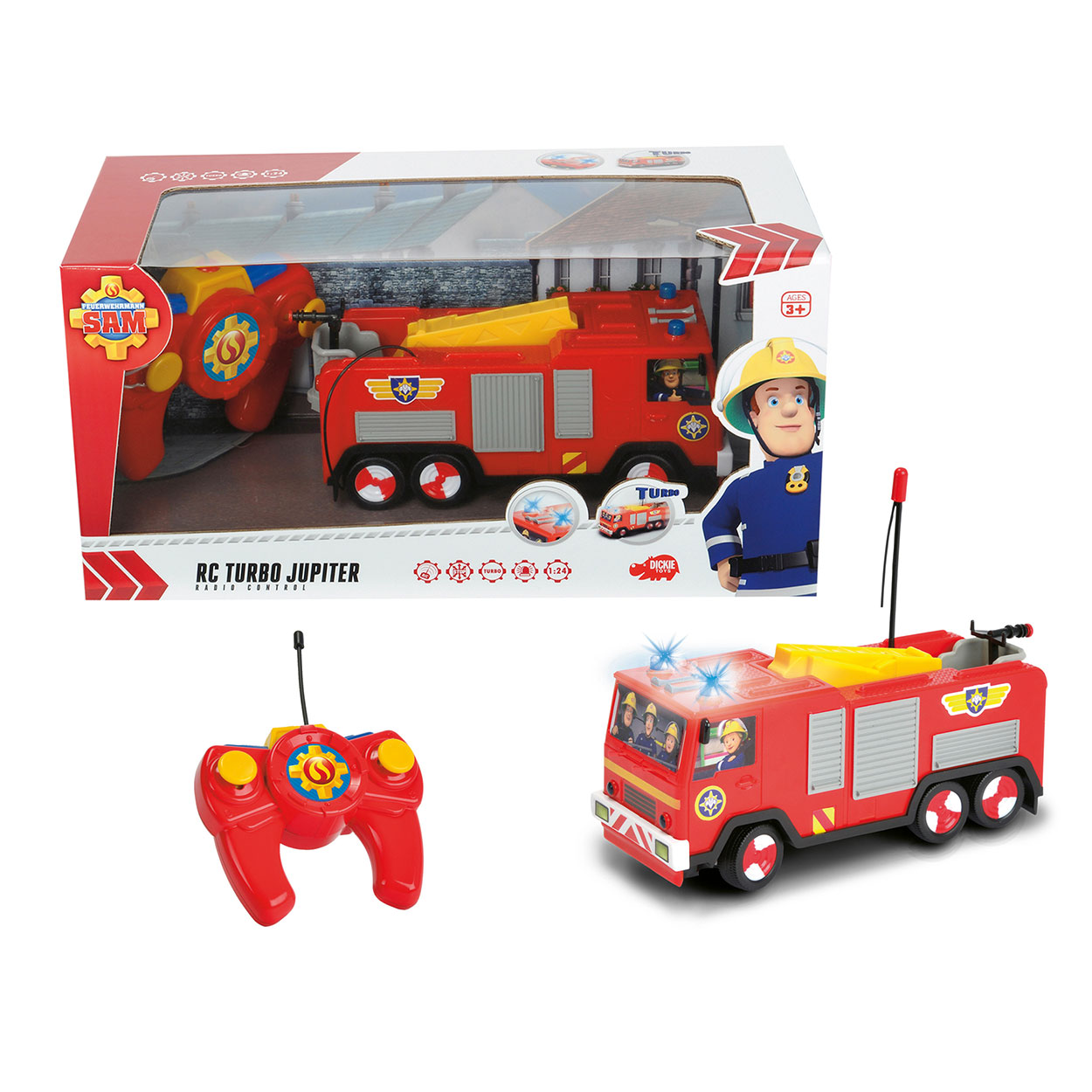 Waterig Beoordeling afgunst Fireman Sam Jupiter RC Turbo | Thimble Toys