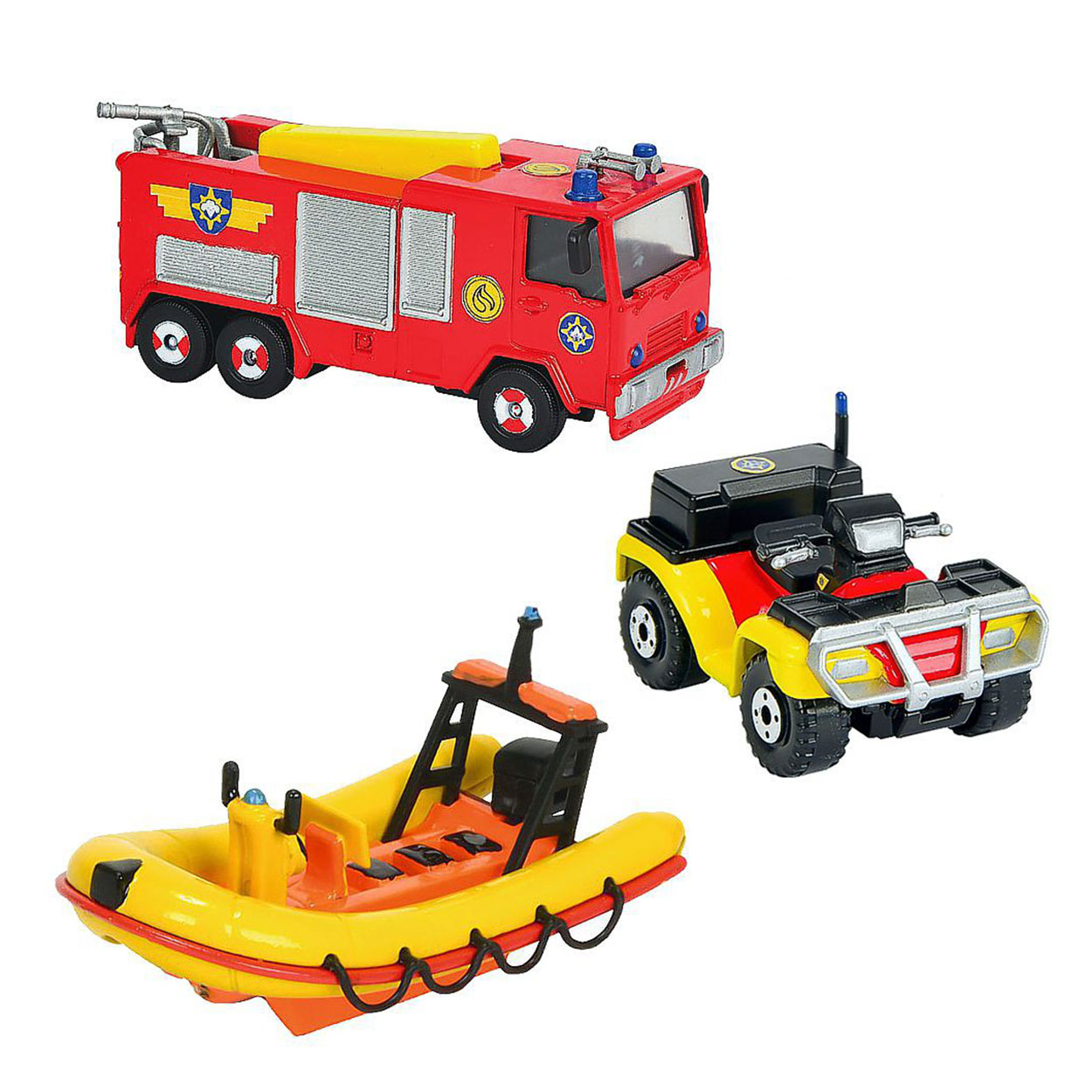 Structureel hoorbaar Overvloed Brandweerman Sam Voertuigen, 3st. - B | Thimble Toys