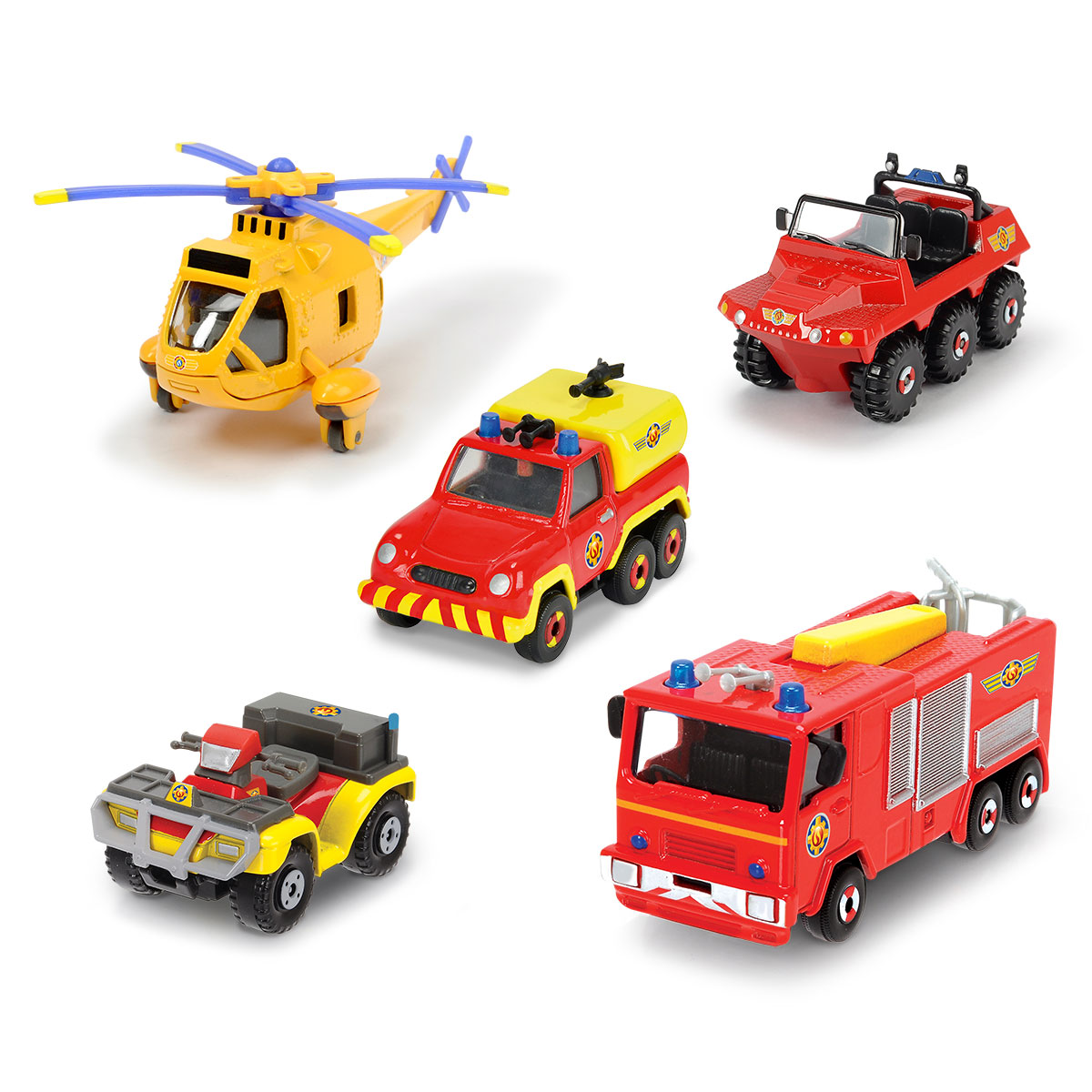 coupon Gelijkmatig Dek de tafel Firefighter Sam Vehicles, 5st. | Thimble Toys