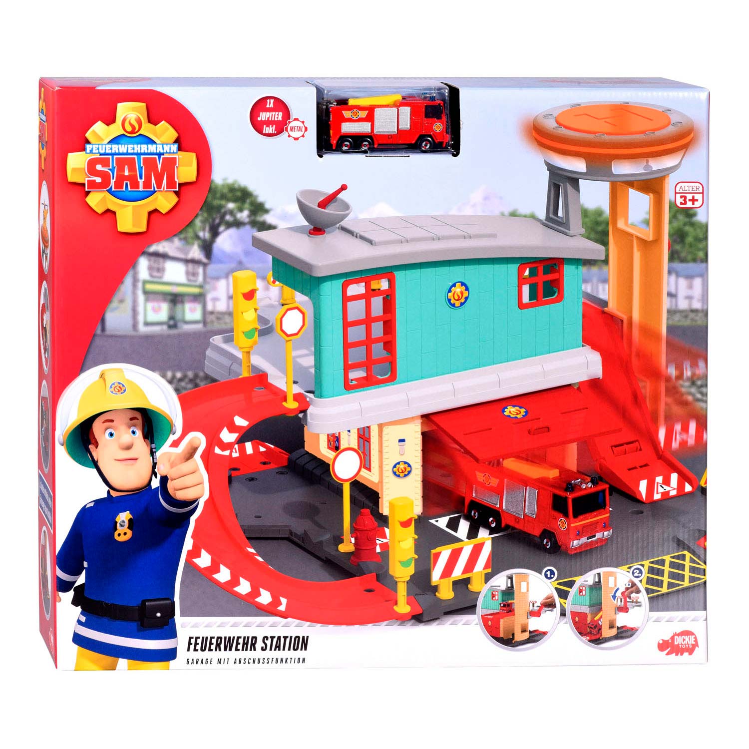 type ramp opleggen Brandweerman Sam Brandweerkazerne | Thimble Toys