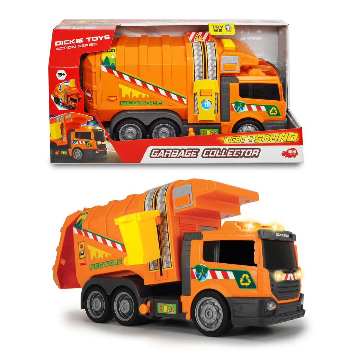 Dickie Toys - Action Series Garbage Truck