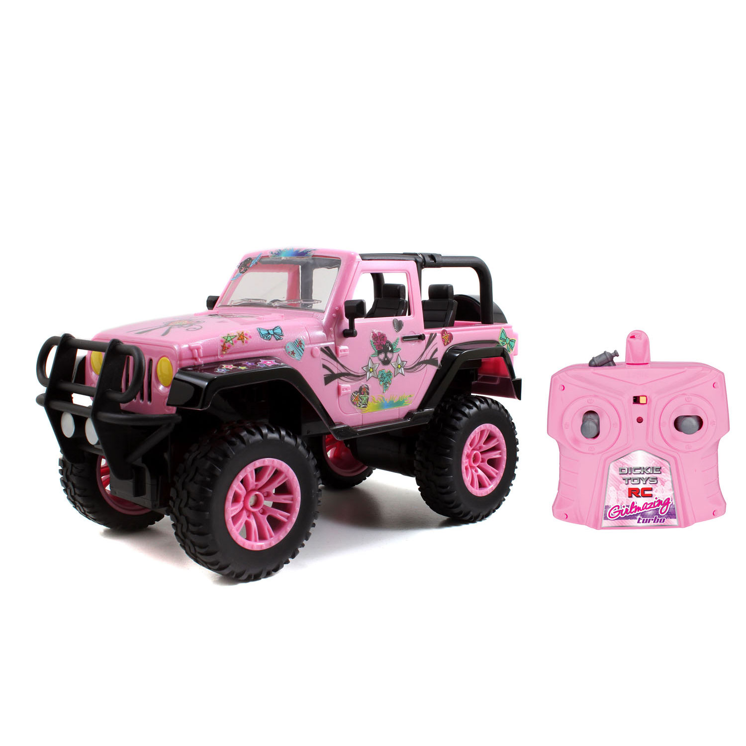 RC Jeep Wrangler Pink | Thimble Toys