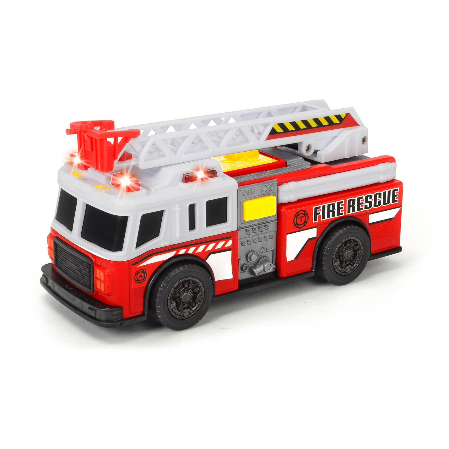 Dickie Toys Ambulance - Met Licht & Geluid - Rood/Wit - Speelgoedvoertuig - 15 Cm
