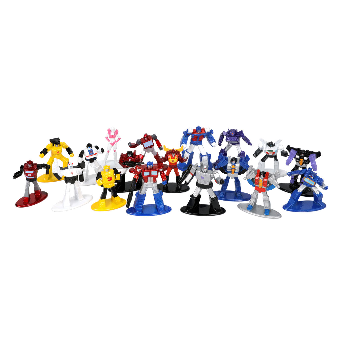 Jada Toys Transformers Nano Wave 1 Toy Figures, 18pcs. | Thimble Toys