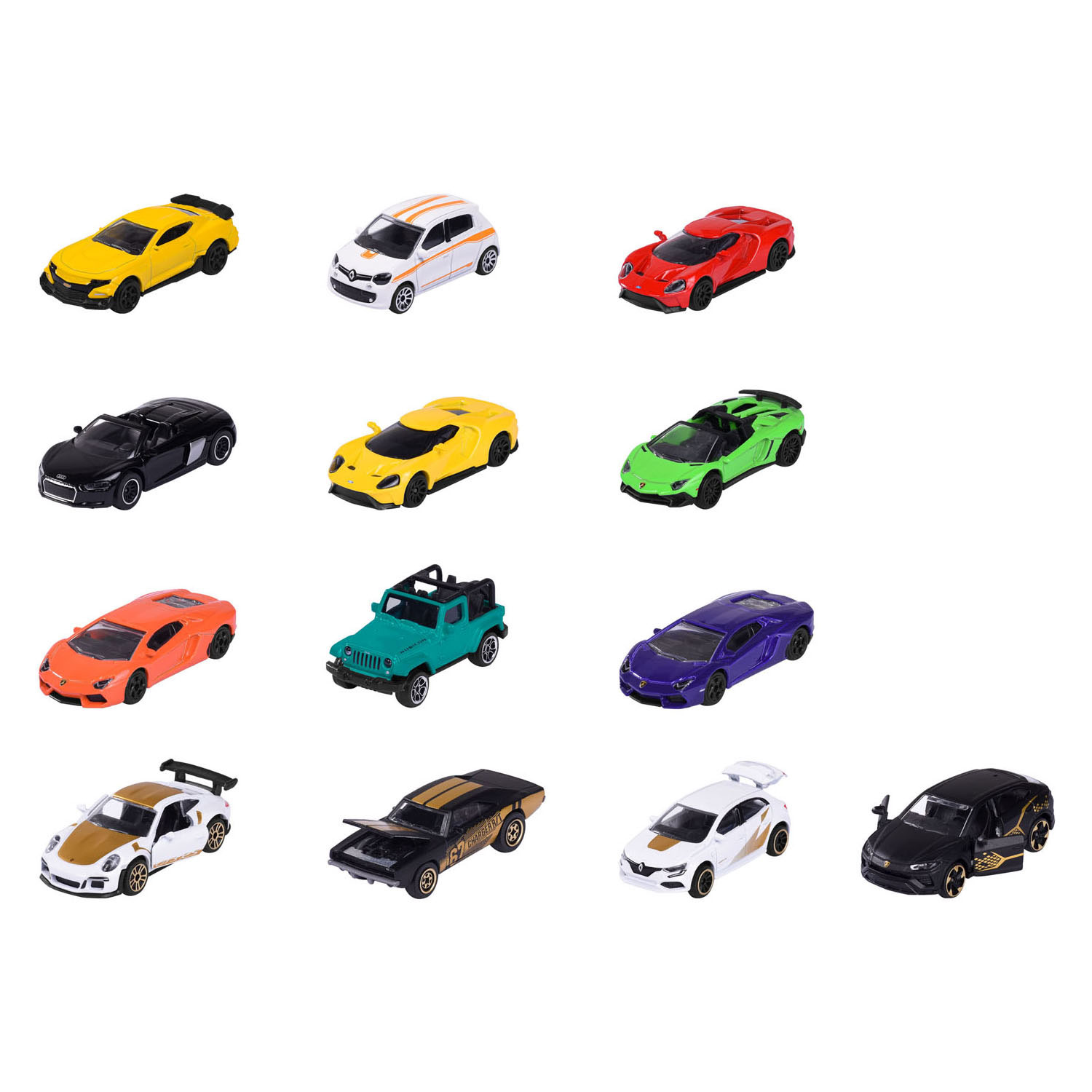 Majorette - Porsche Gift Set (5 Toy Cars) - 5 Car Models (3 each