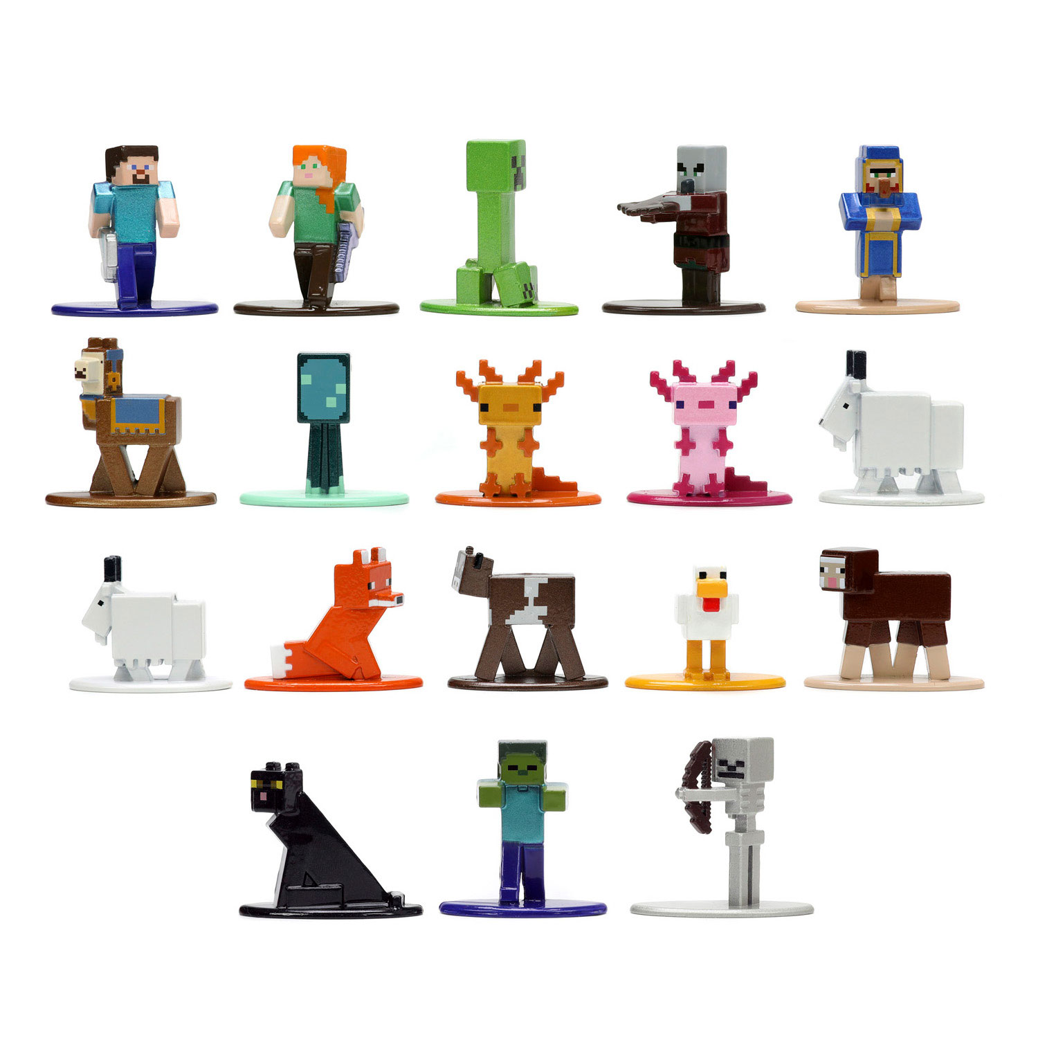Pack figurines Minecraft