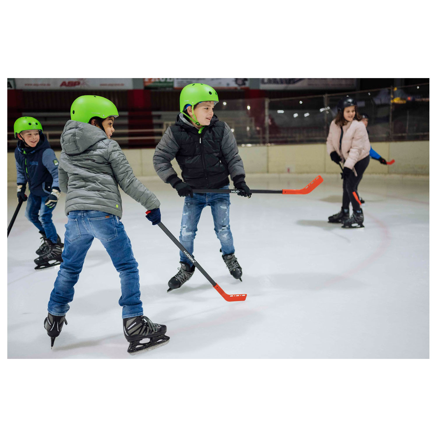 Ontvangende machine Dankzegging veer HUDORA Power Play Ice Hockey Skates Black, Size 32-35 | Thimble Toys