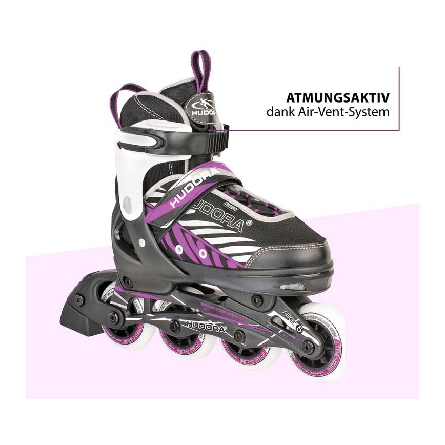 Mainstream Ban radiator HUDORA Inline Skates Mia Black/Purple, size 37-40 | Thimble Toys