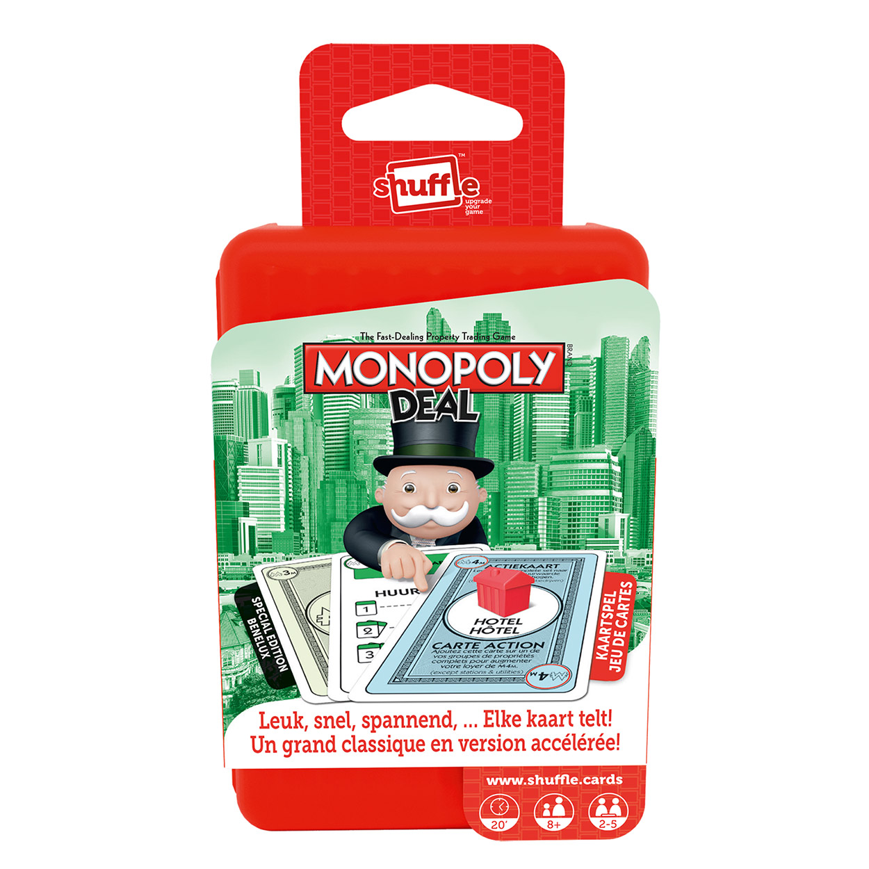 Shuffle Monopoly Deal Thimble Toys