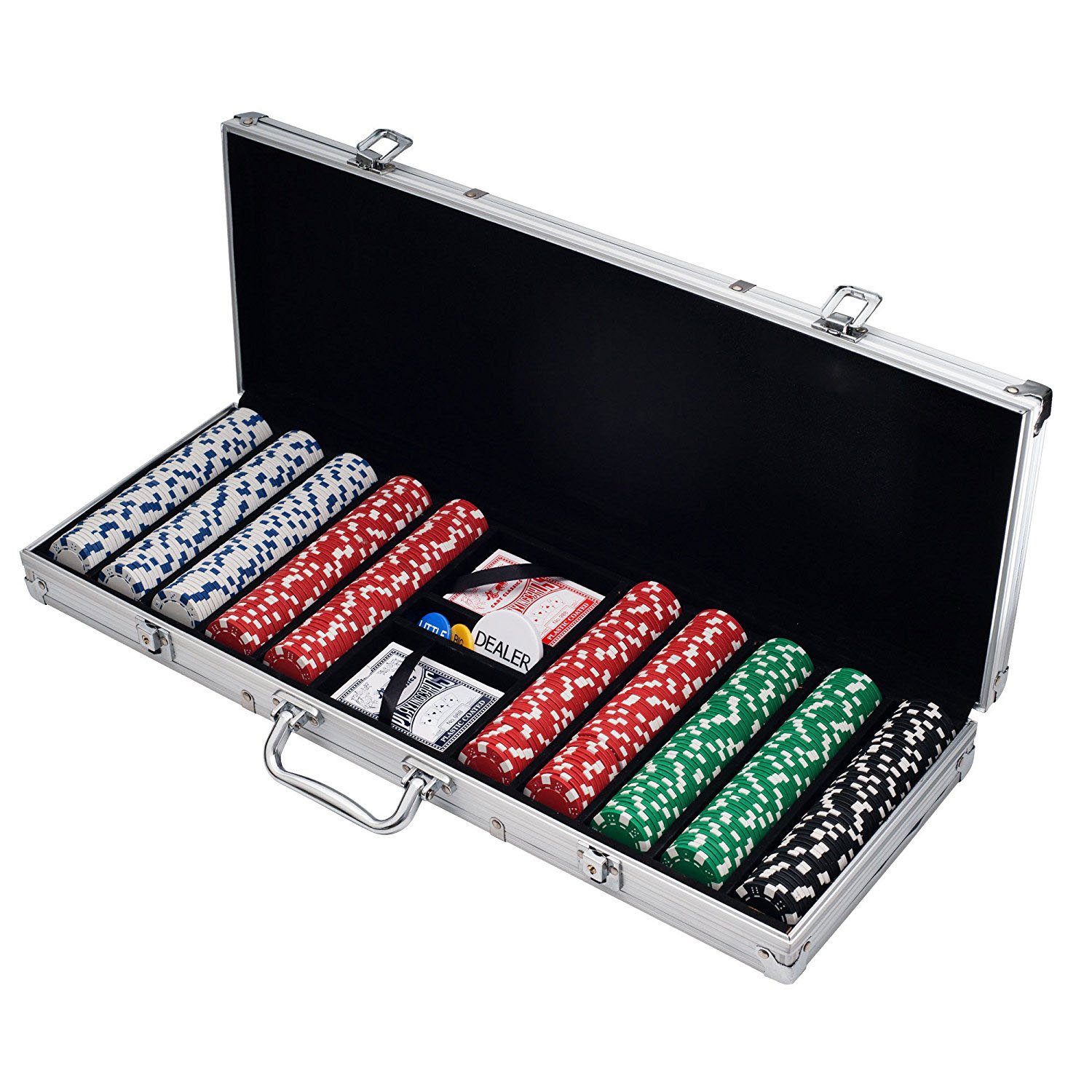 sensor Gedeeltelijk Hoe dan ook Poker Set Texas Hold&#39;em Poker Set - Aluminum Case | Thimble Toys