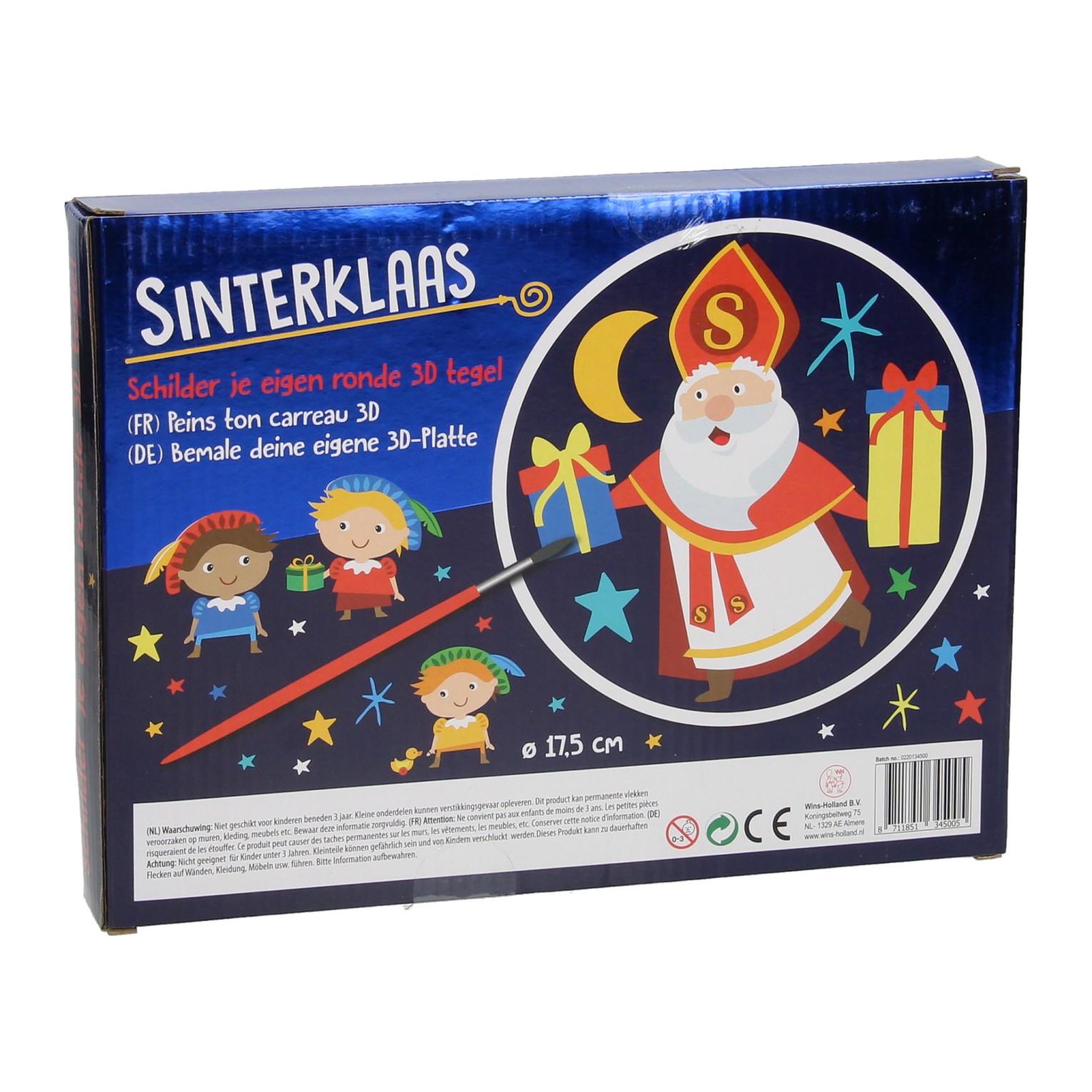 Paint your own Sinterklaas 3D tile