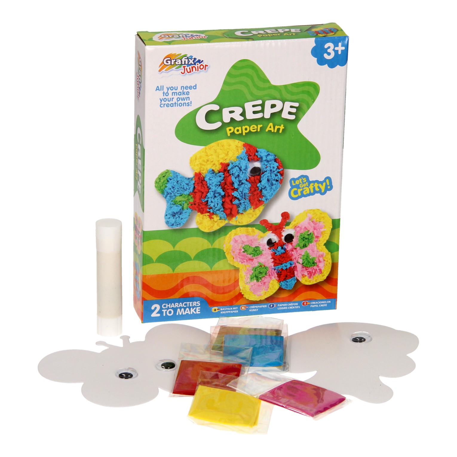 Crepe Paper Animals Craft Set | Thimble Toys