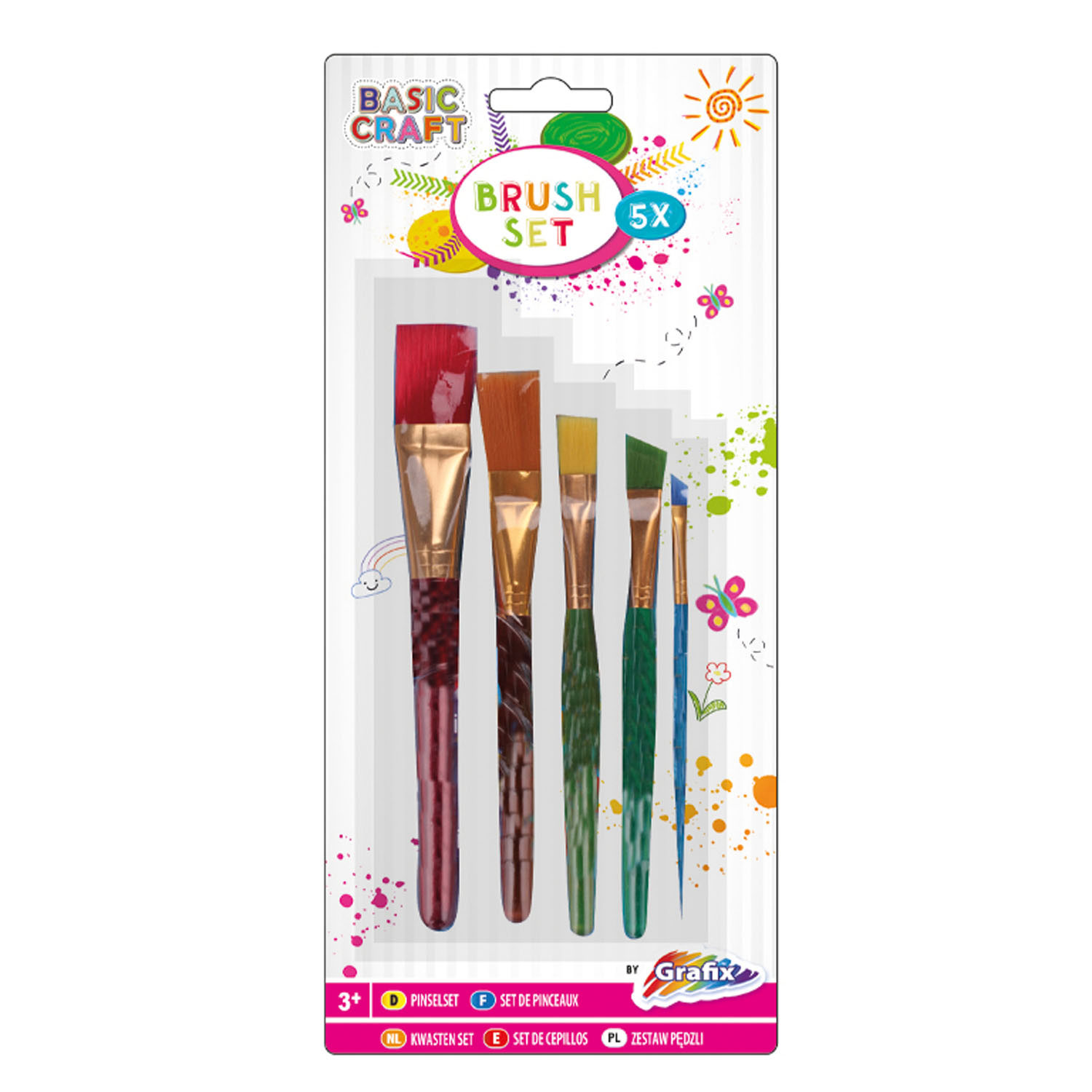  Paint Brush Palette Set, 10Pcs Paint Brushes with 2Pcs