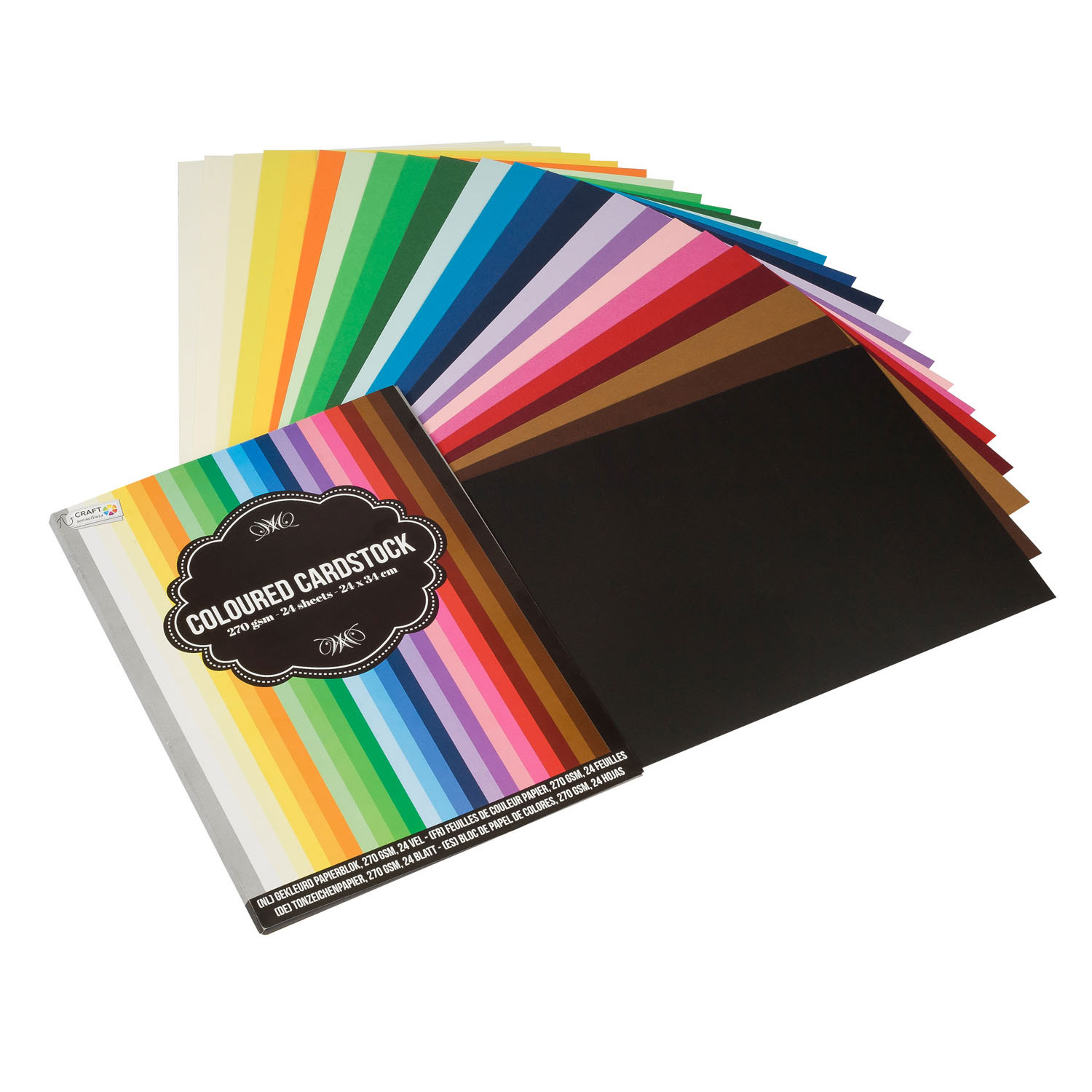 Multi Color Shades-10 Playbox PBX2471193 2471193 Paper A4 with 100 Sheets