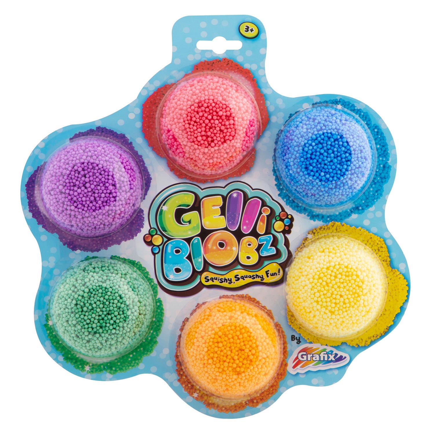 Sparkle Gelli Blobz Squishy Fun Pack Of Six 