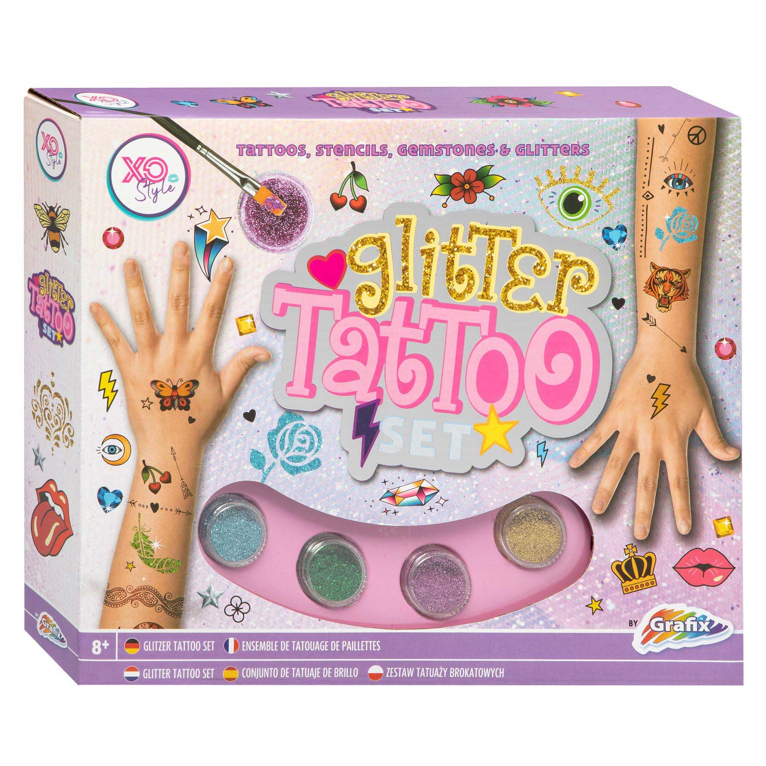 Klusjesman tv ader Glitter Tattoo Set | Thimble Toys