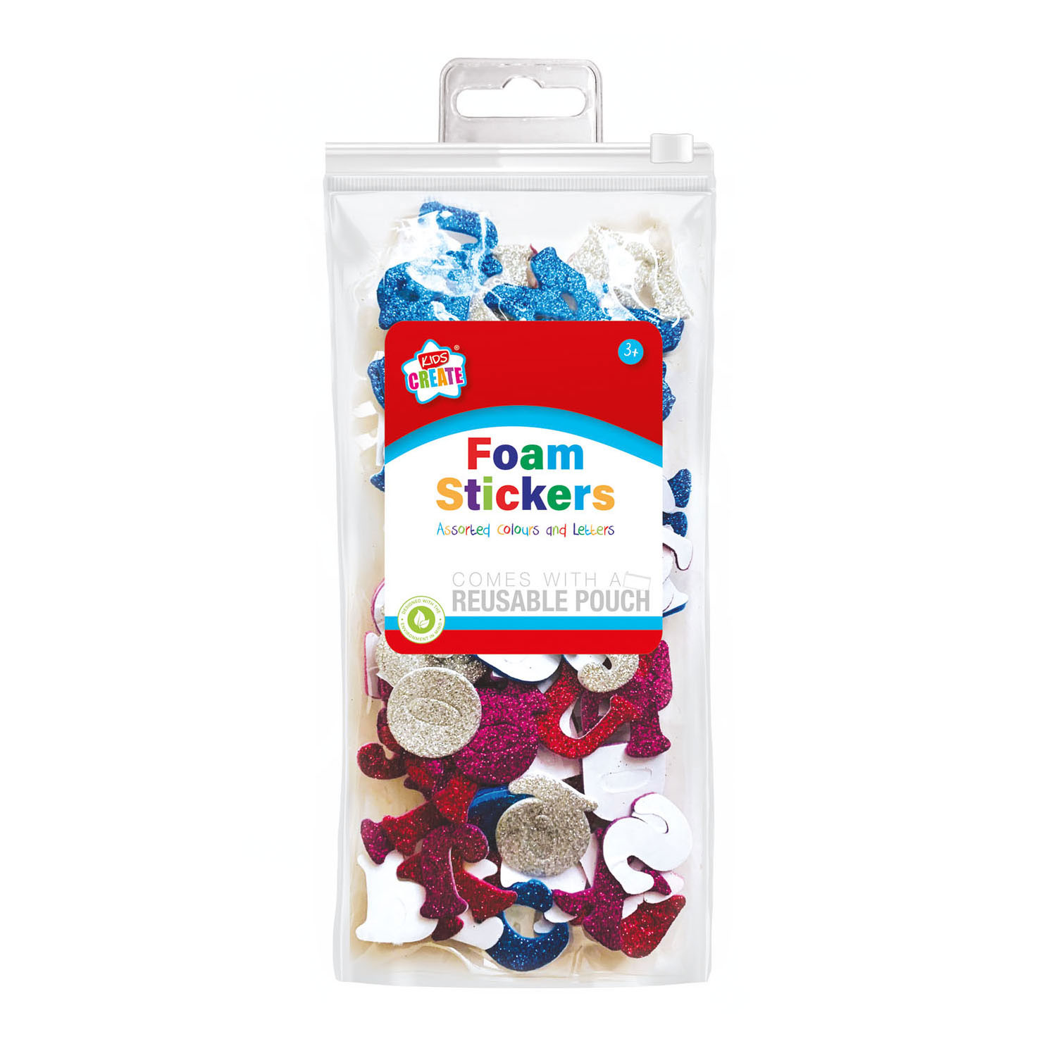 geur Kabelbaan Gastvrijheid Letters and Figures Foam Stickers Glitter | Thimble Toys