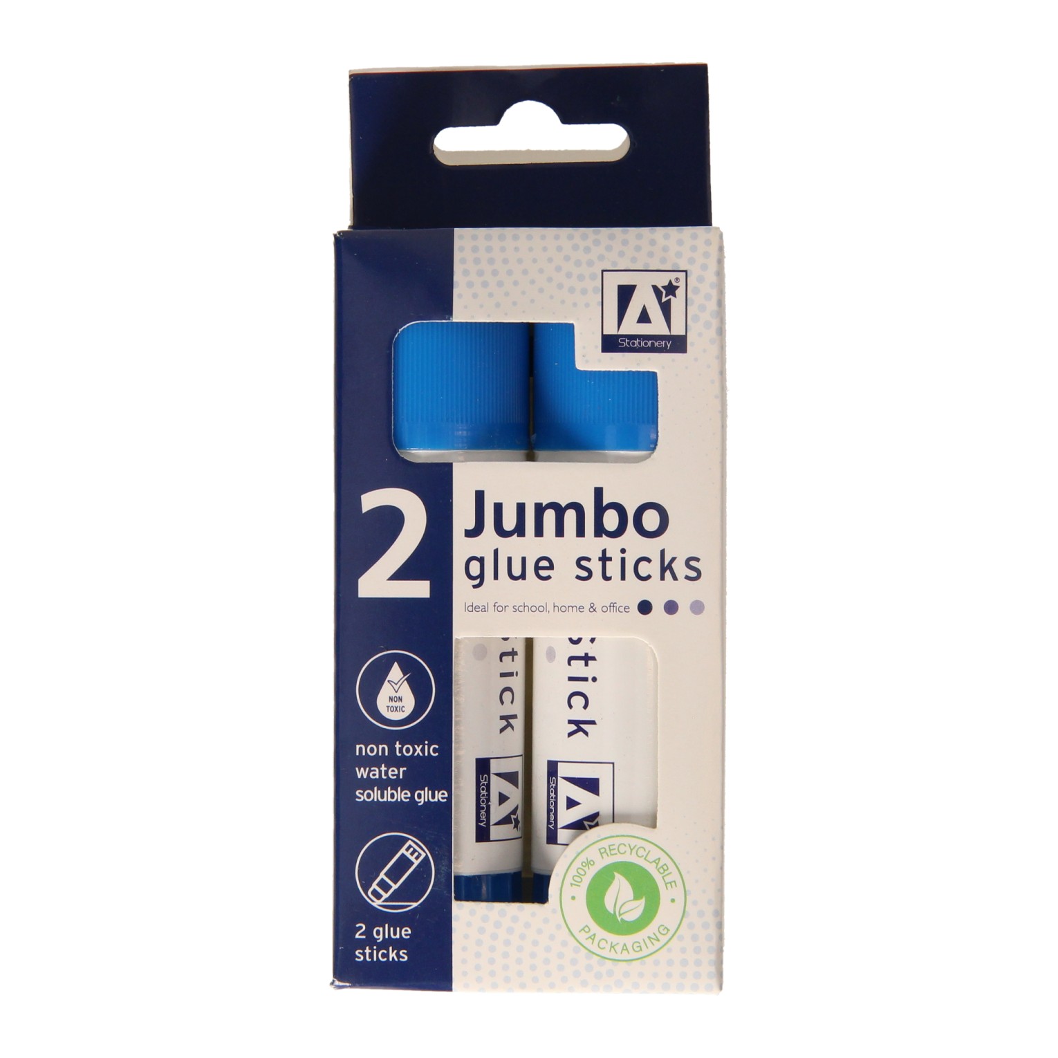 Jumbo Glue Sticks, 2 pcs.