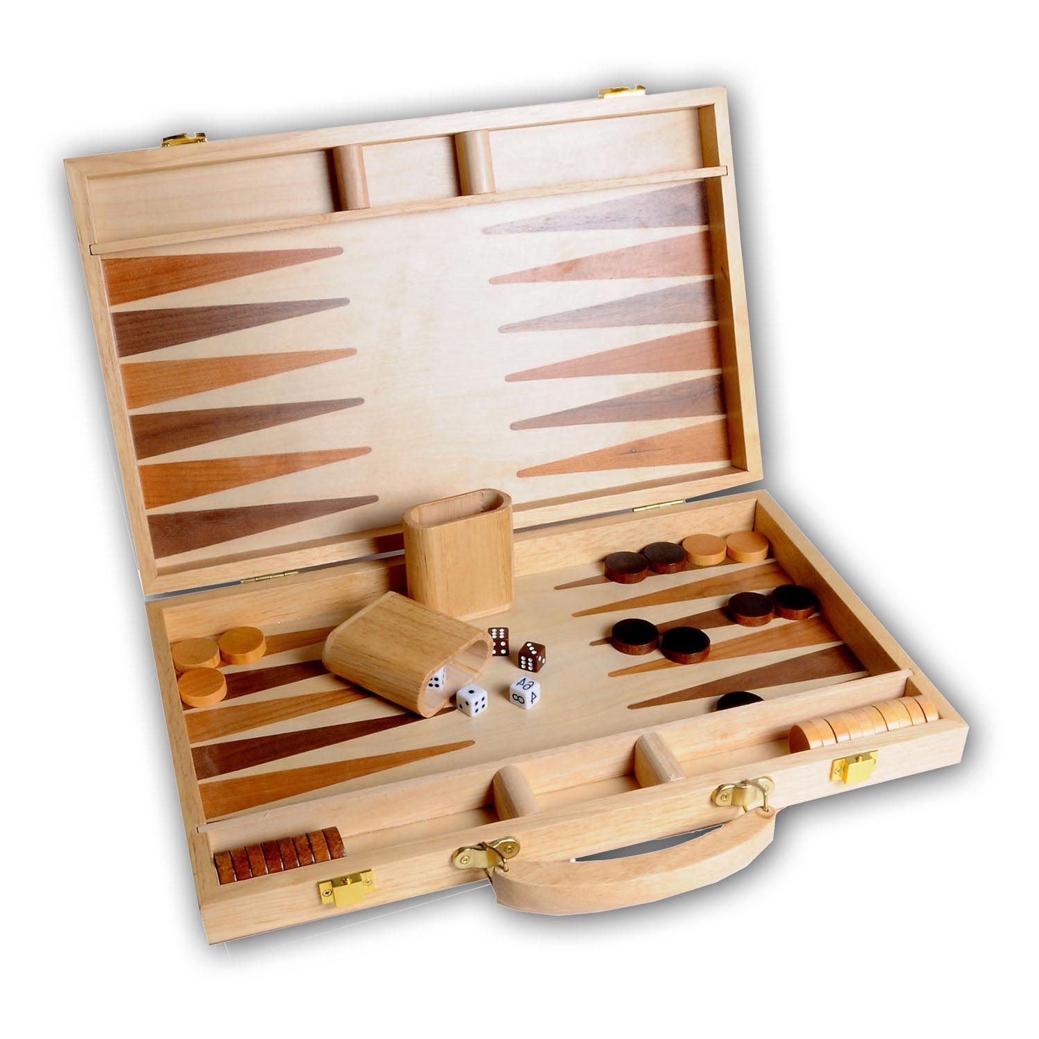 Backgammon 15 Hout | Thimble Toys