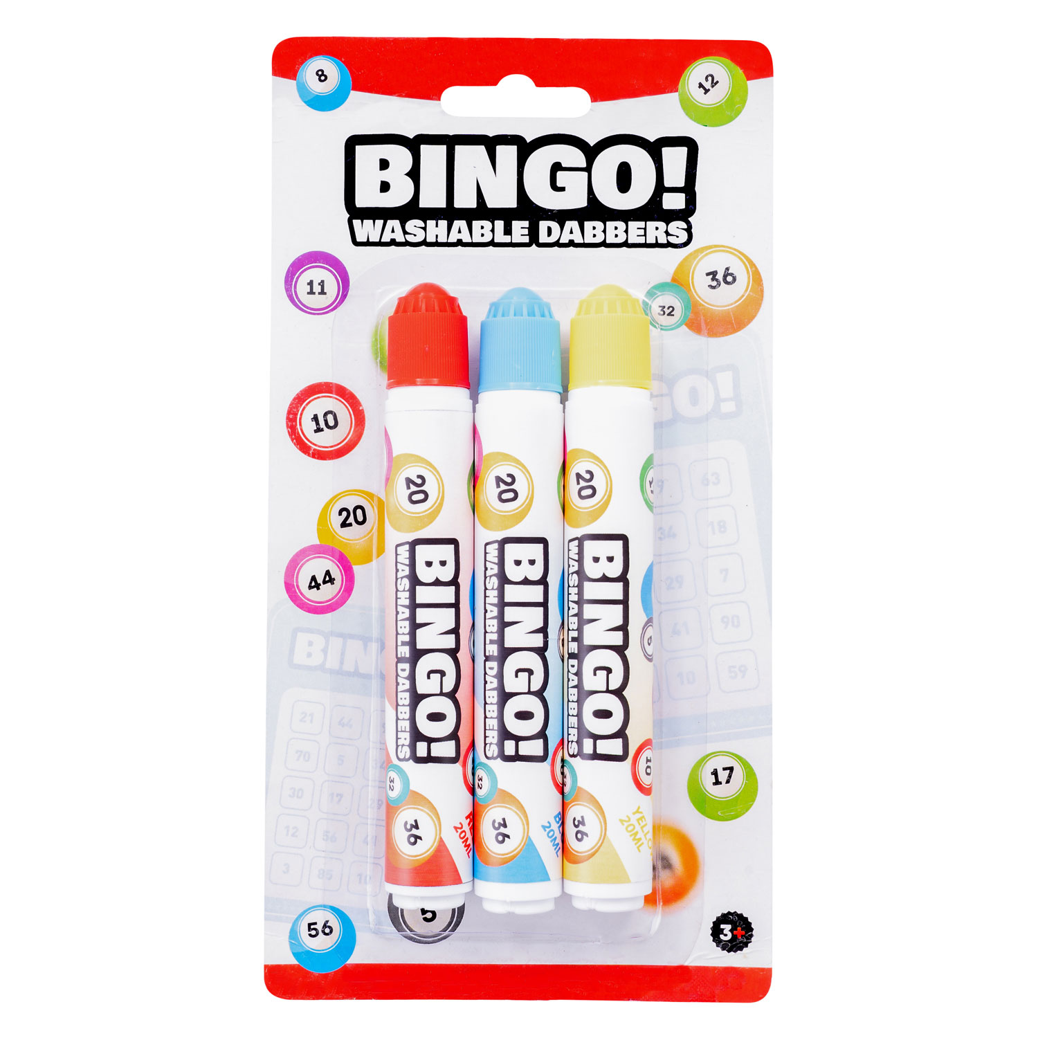 Bingo Dabbers for Bingo Games Marker Pens Multicoloured Family Games Pack  of 24 - The Magic Toy Shop 