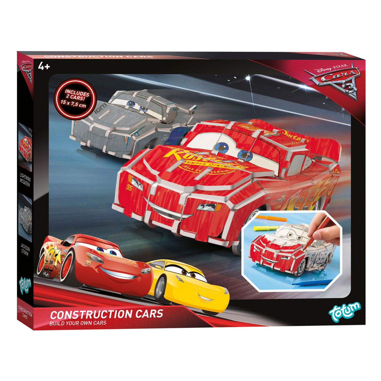 Puzzle + Figurine Puzzle 3D Cars