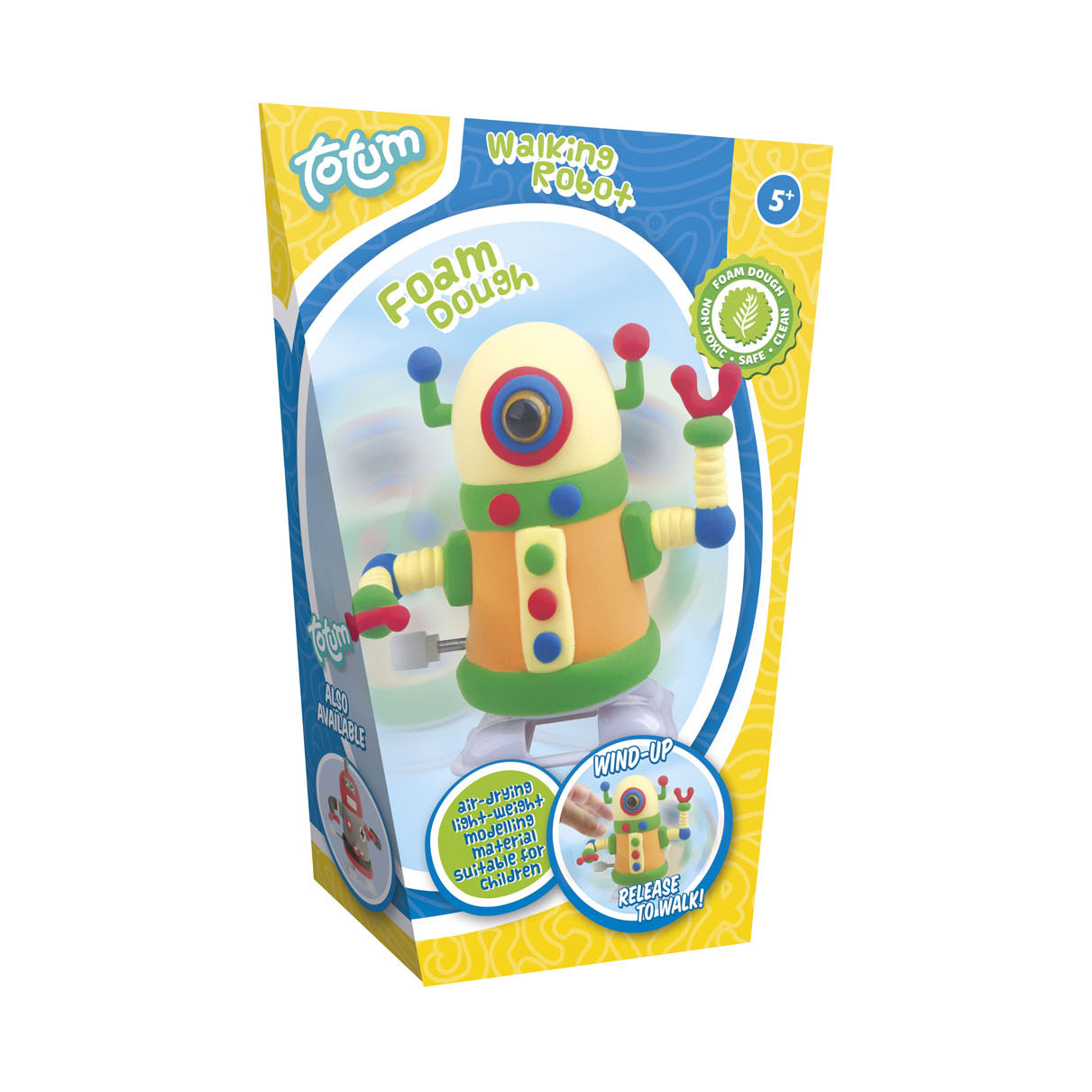 Totum Foam Klei Maak Je Eigen Wandelende Opwind Robot Thimble Toys